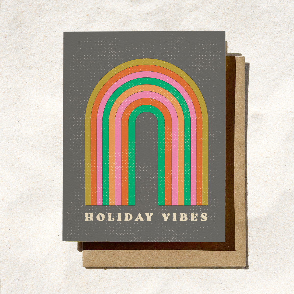 Holiday Vibes Christmas Card | Unique Christmas Card