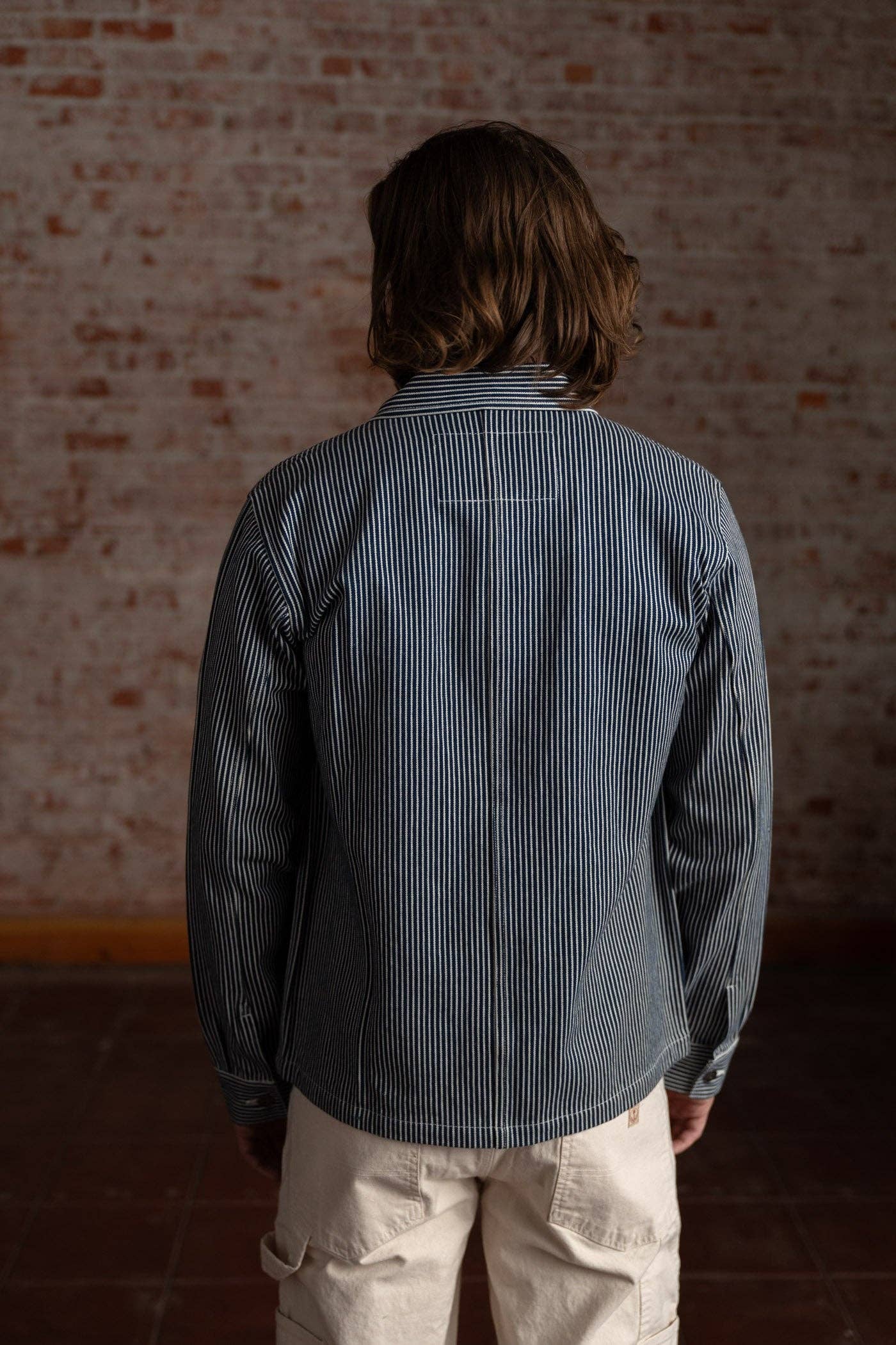 Hill Hickory Jacket: Hickory Stripes / Small