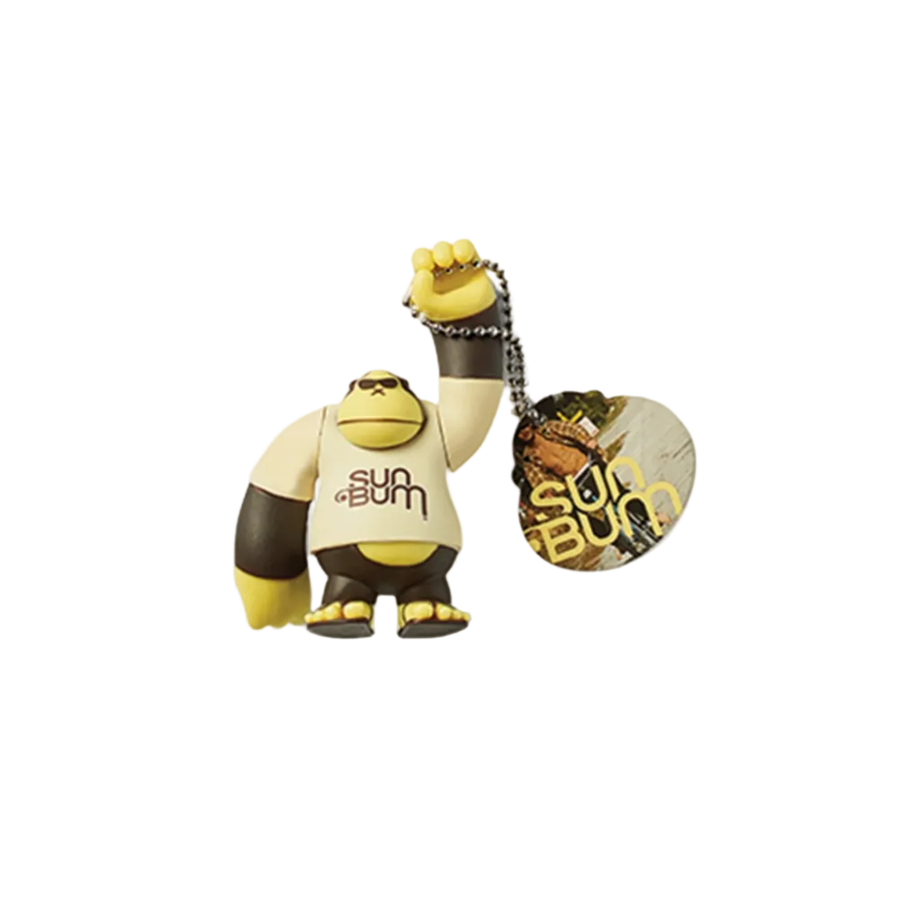 sun bum lucky bum sonny keychain figure