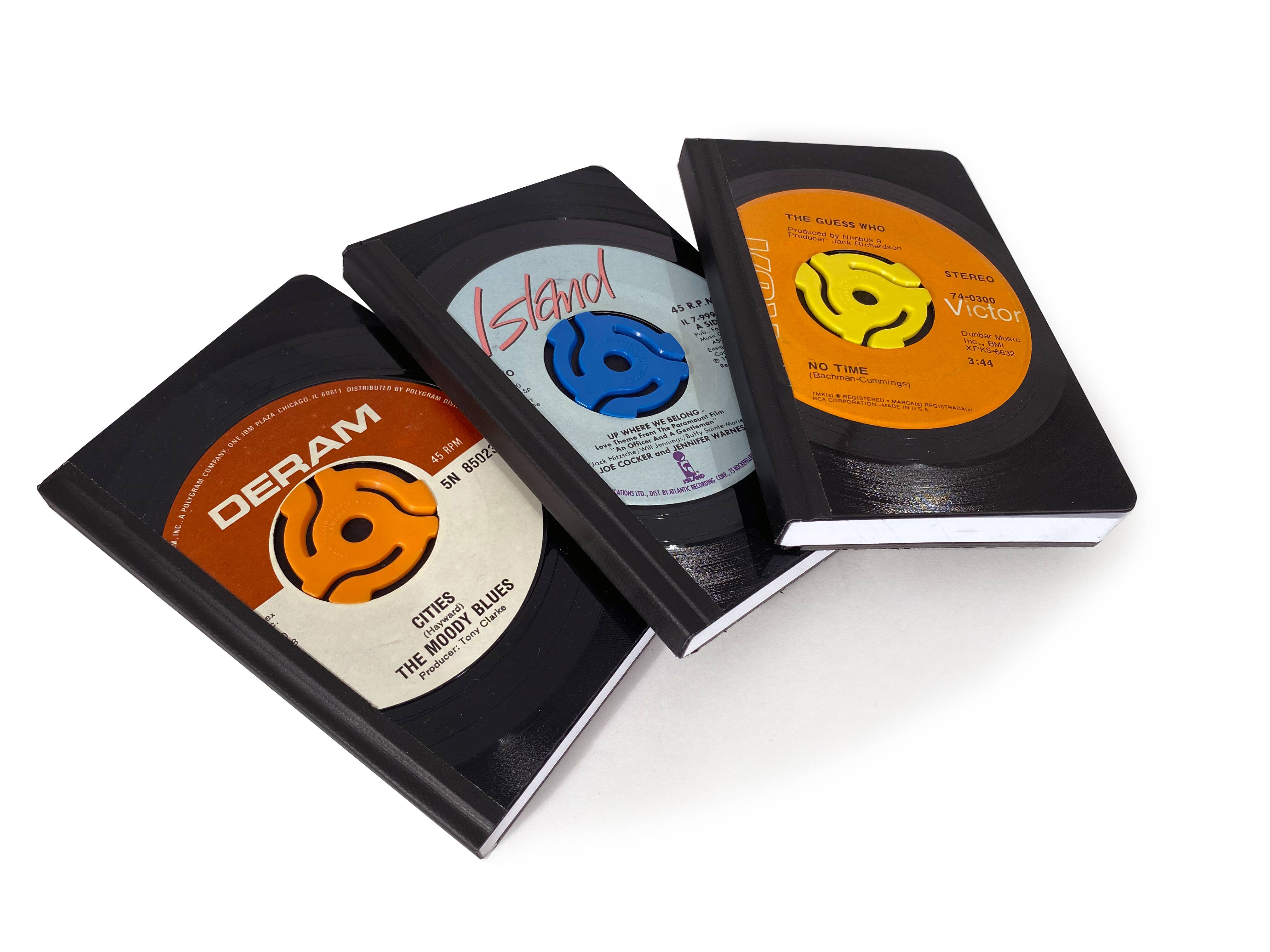 Small 45RPM Vinyl Record Journal