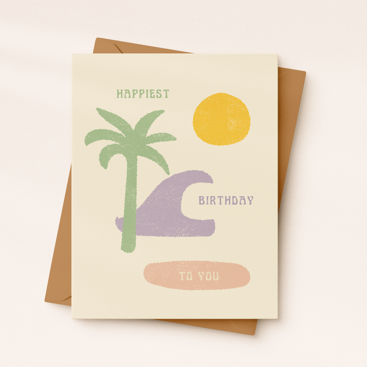 Happiest Birthday To You | Beach Greeting Card