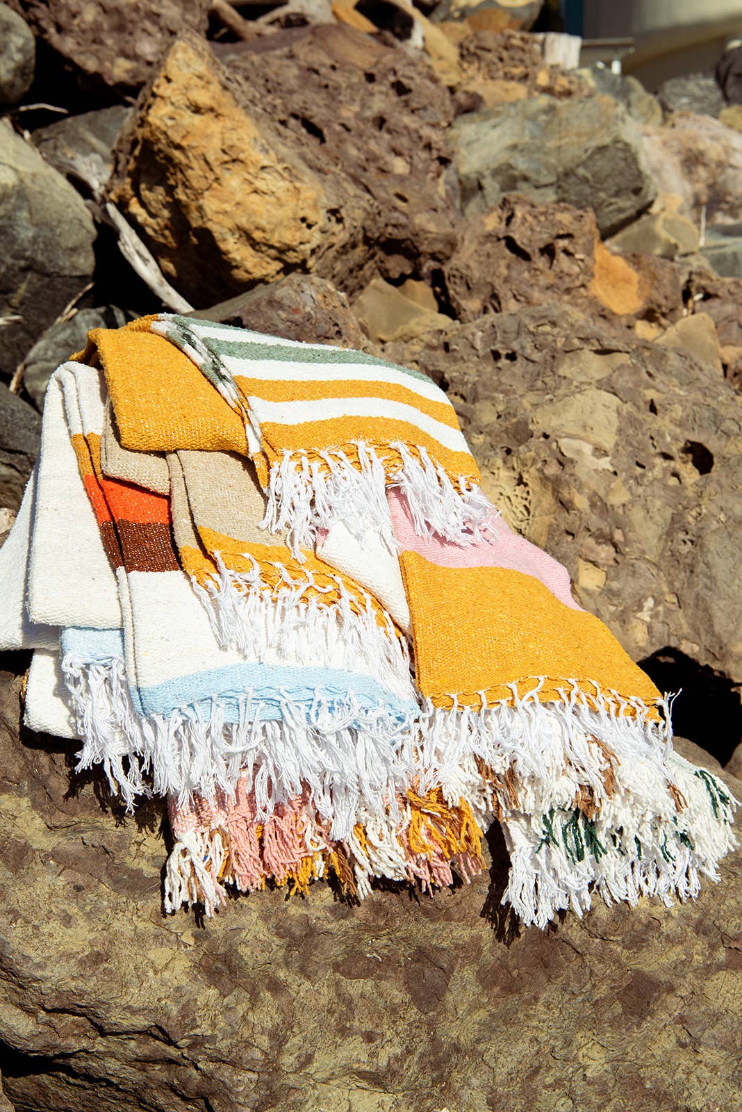 Vintage Desert - RECYCLED THROW BLANKET