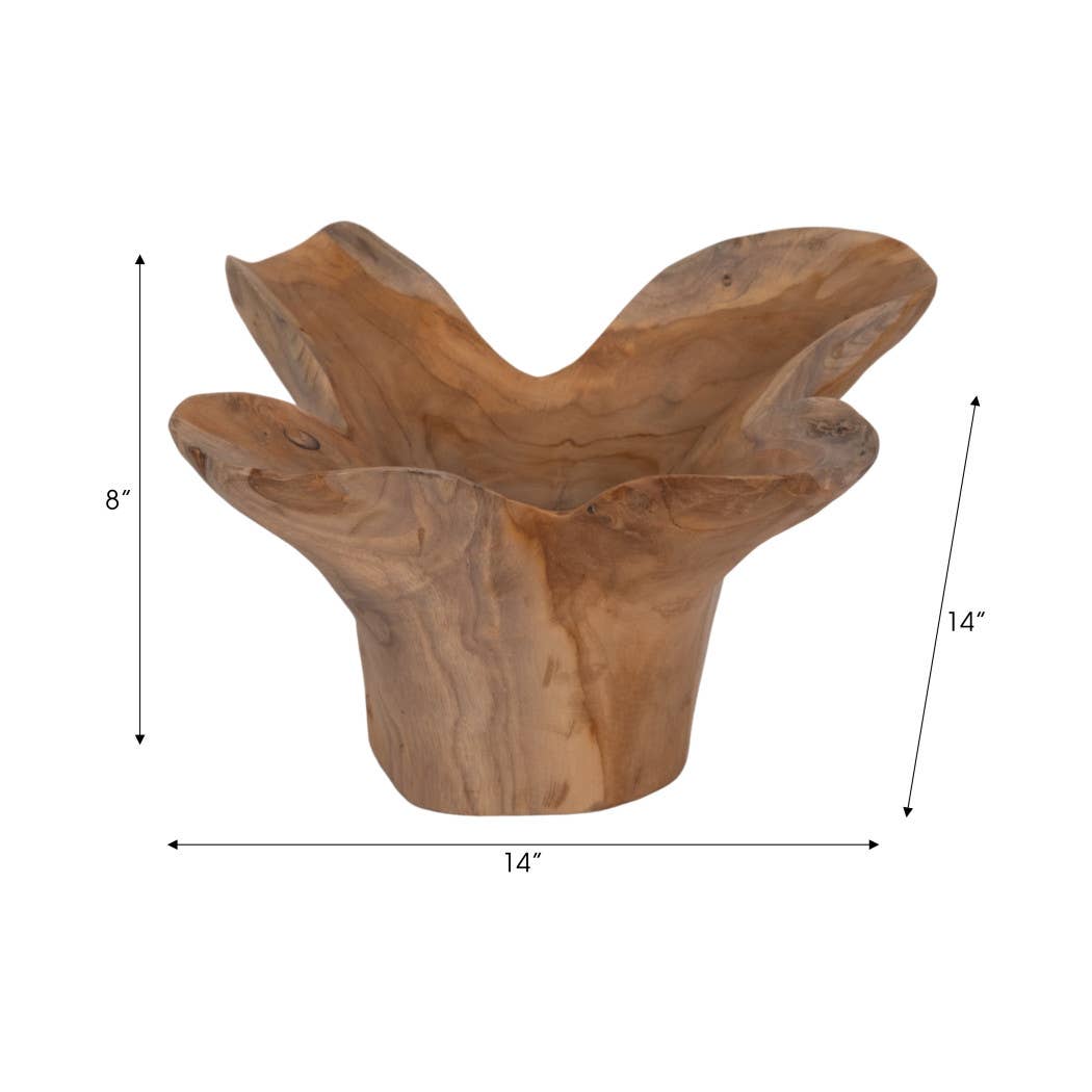 Wooden stool with measurements on a white background