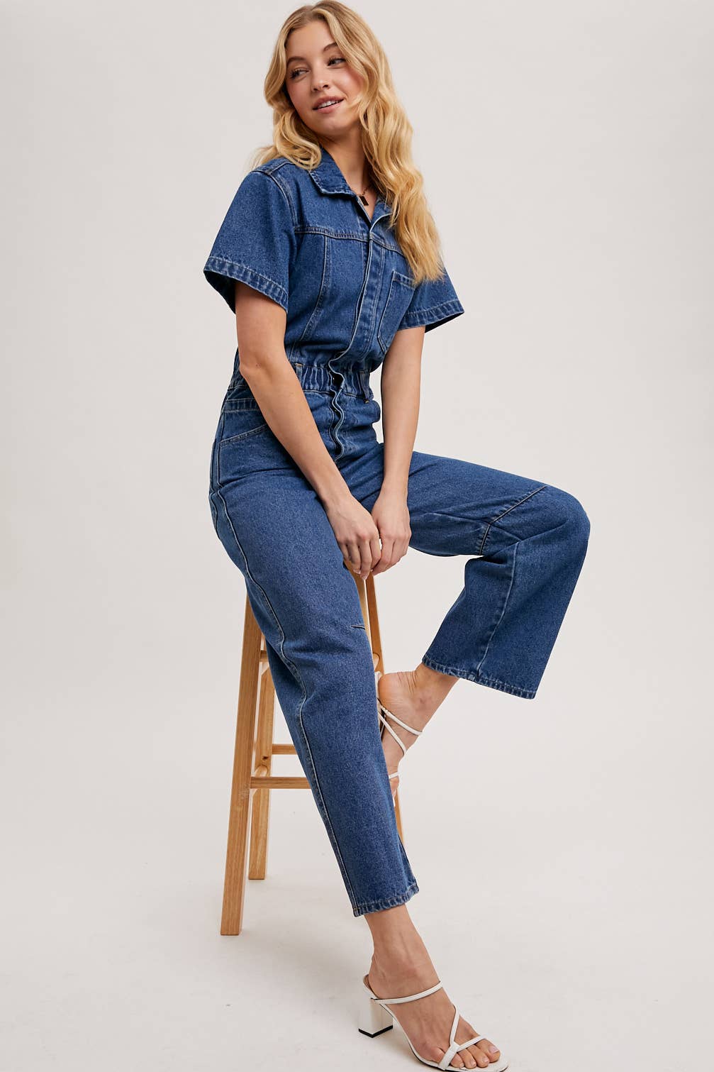Chelsea Denim Carpenter Jumpsuit / S