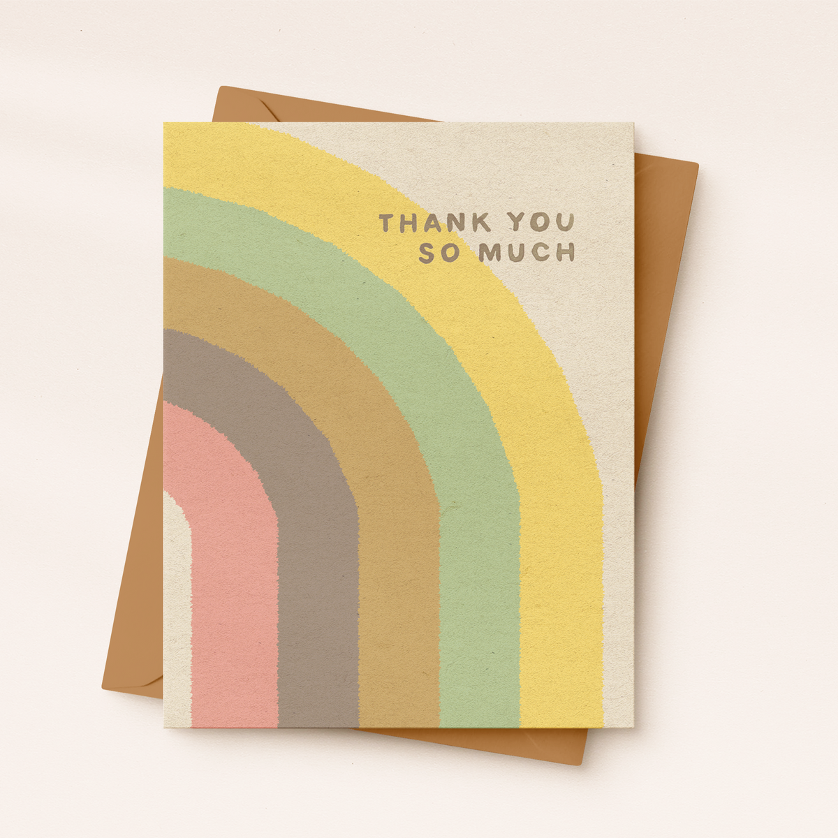 Thank You So Much Rainbow Card