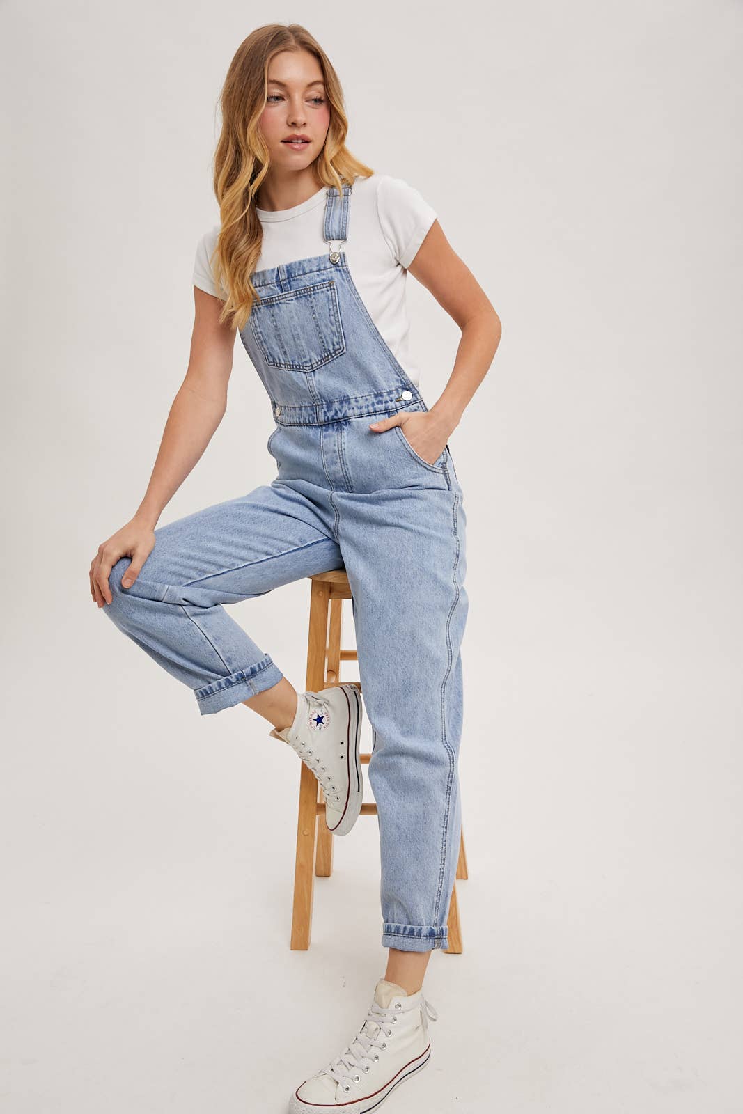 La Brea Denim Overalls / S