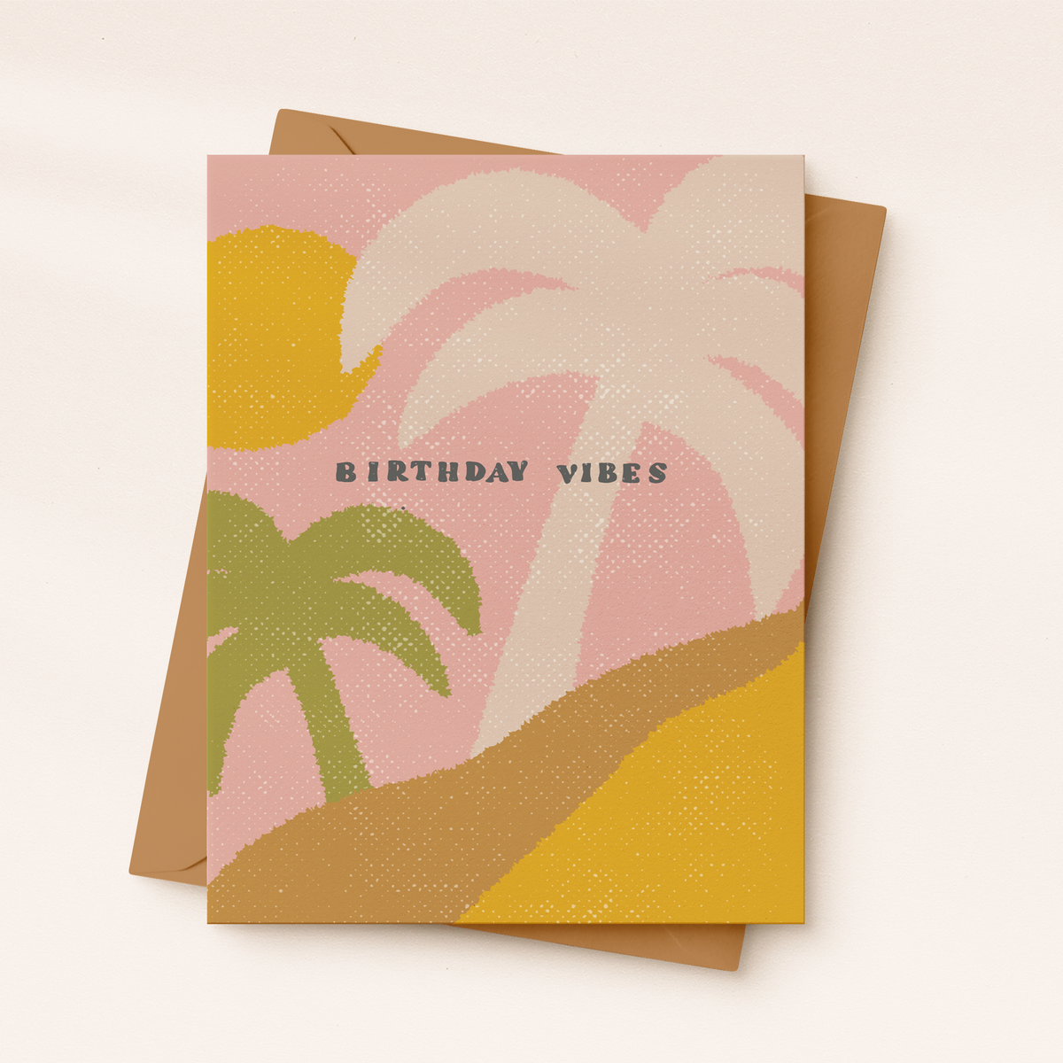Birthday Vibes Card | Palm Tree Card | Cool Card