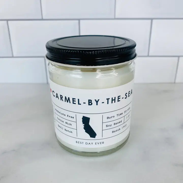 CARMEL BY THE SEA- BEST DAY EVER CANDLE