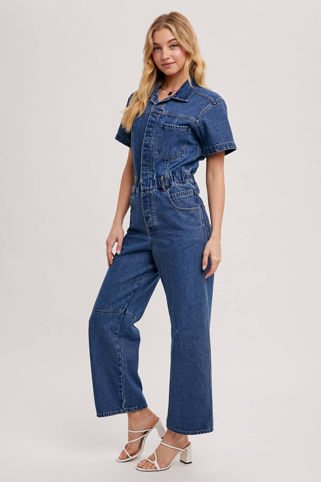 Chelsea Denim Carpenter Jumpsuit / M