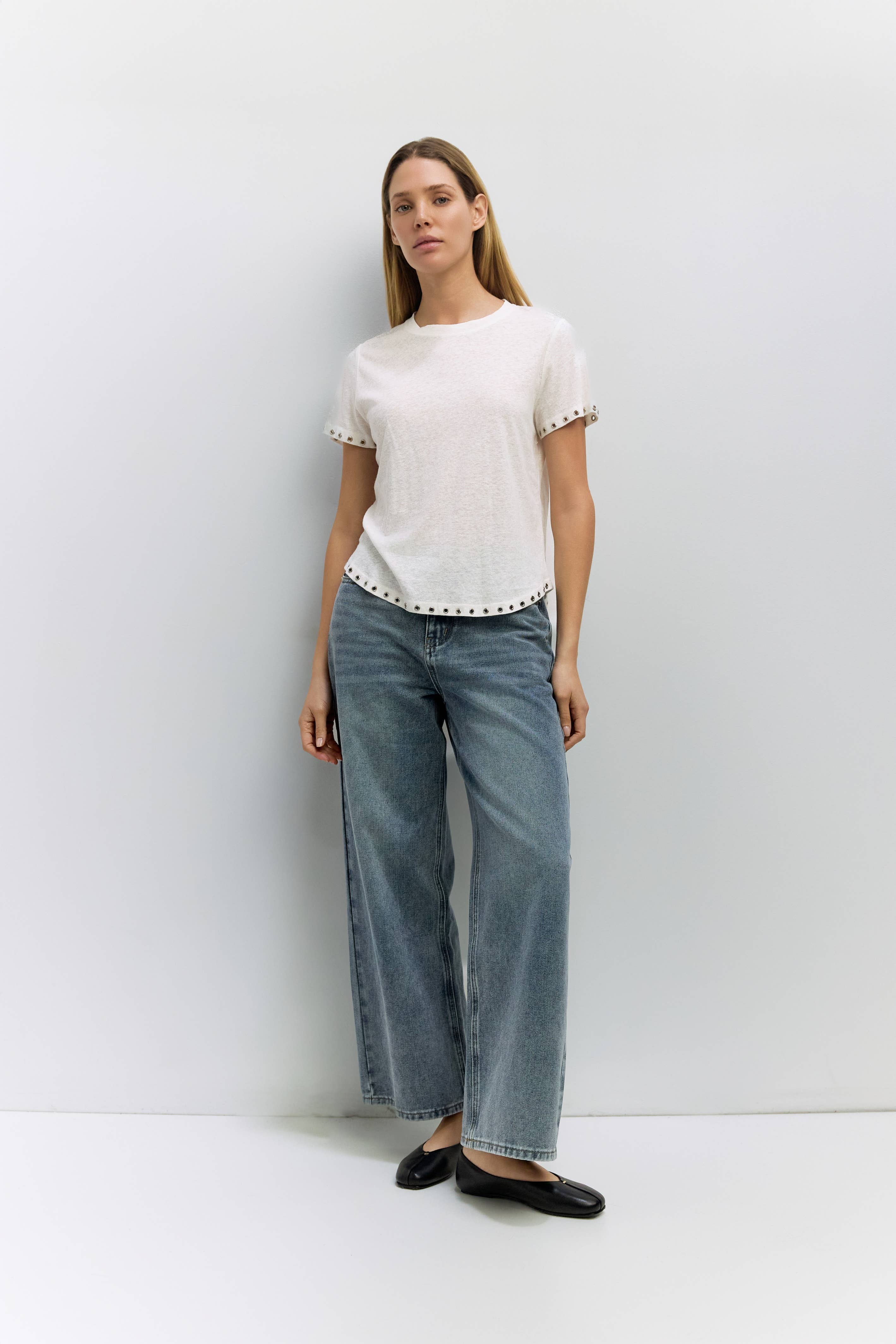 The Zoey Rivet Top