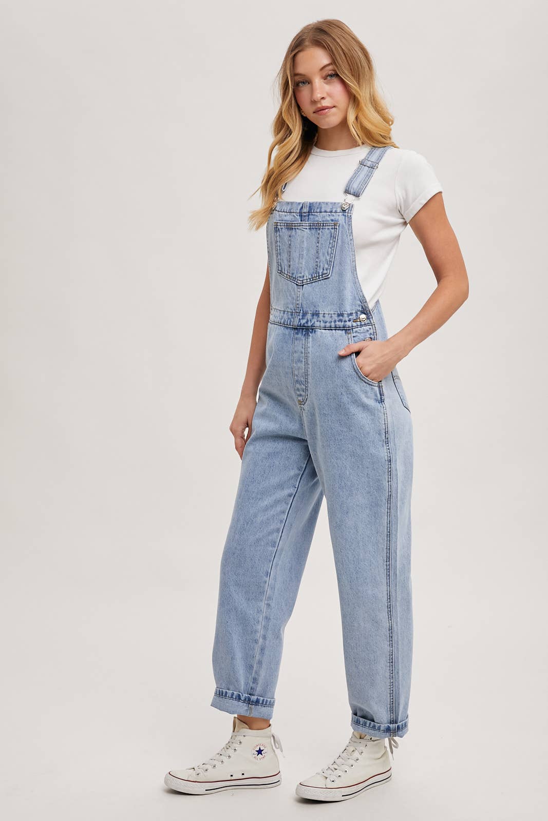 La Brea Denim Overalls / S