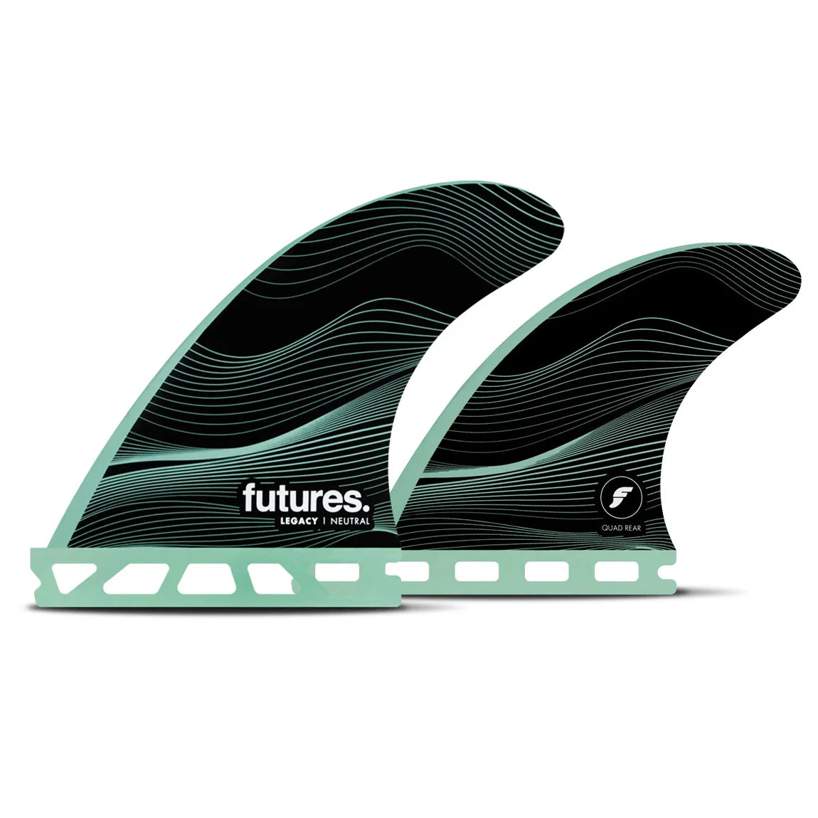 F4 Honeycomb Quad Surfboard Fin Set – Green
