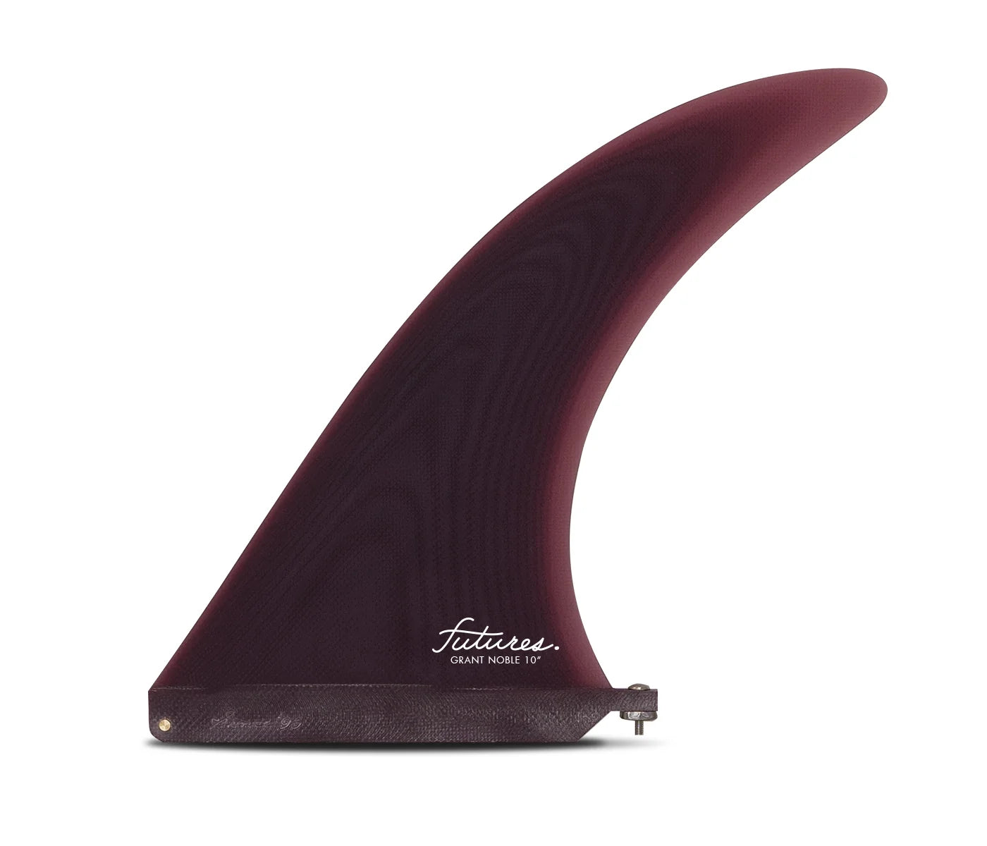 Maroon Futures Grant Noble Fiberglass Single Fin (10.0")