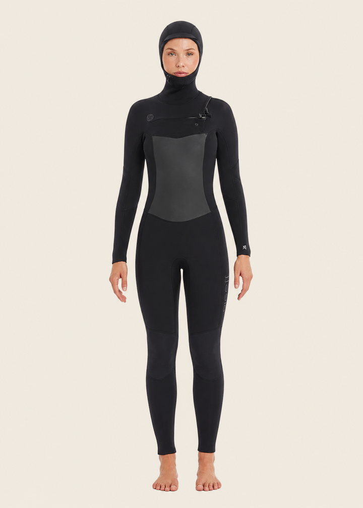My Seas 5/4 Hooded Chest Zip Wetsuit