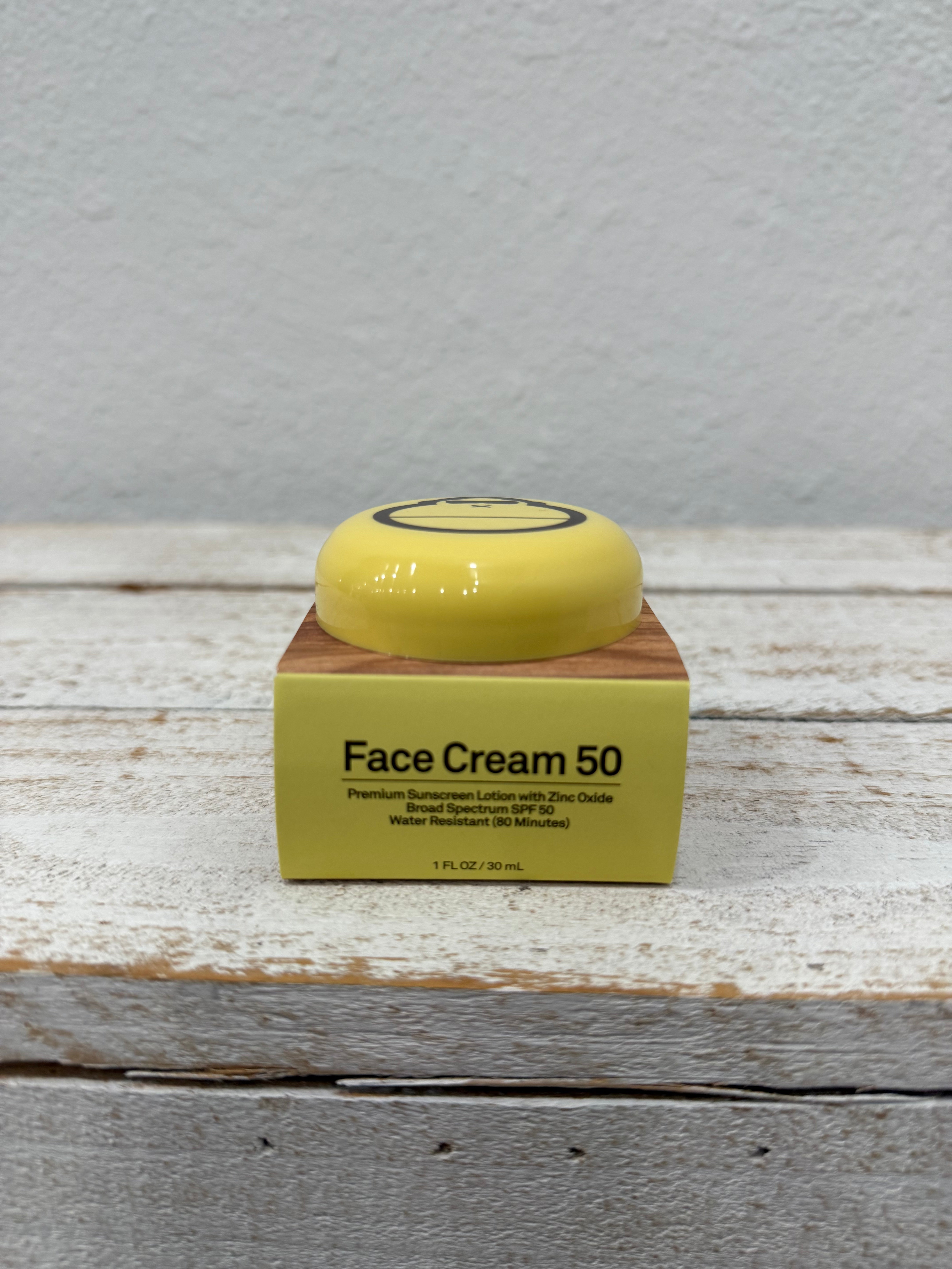 SUN BUM FACE CREAM SPF 50 1 FL OZ