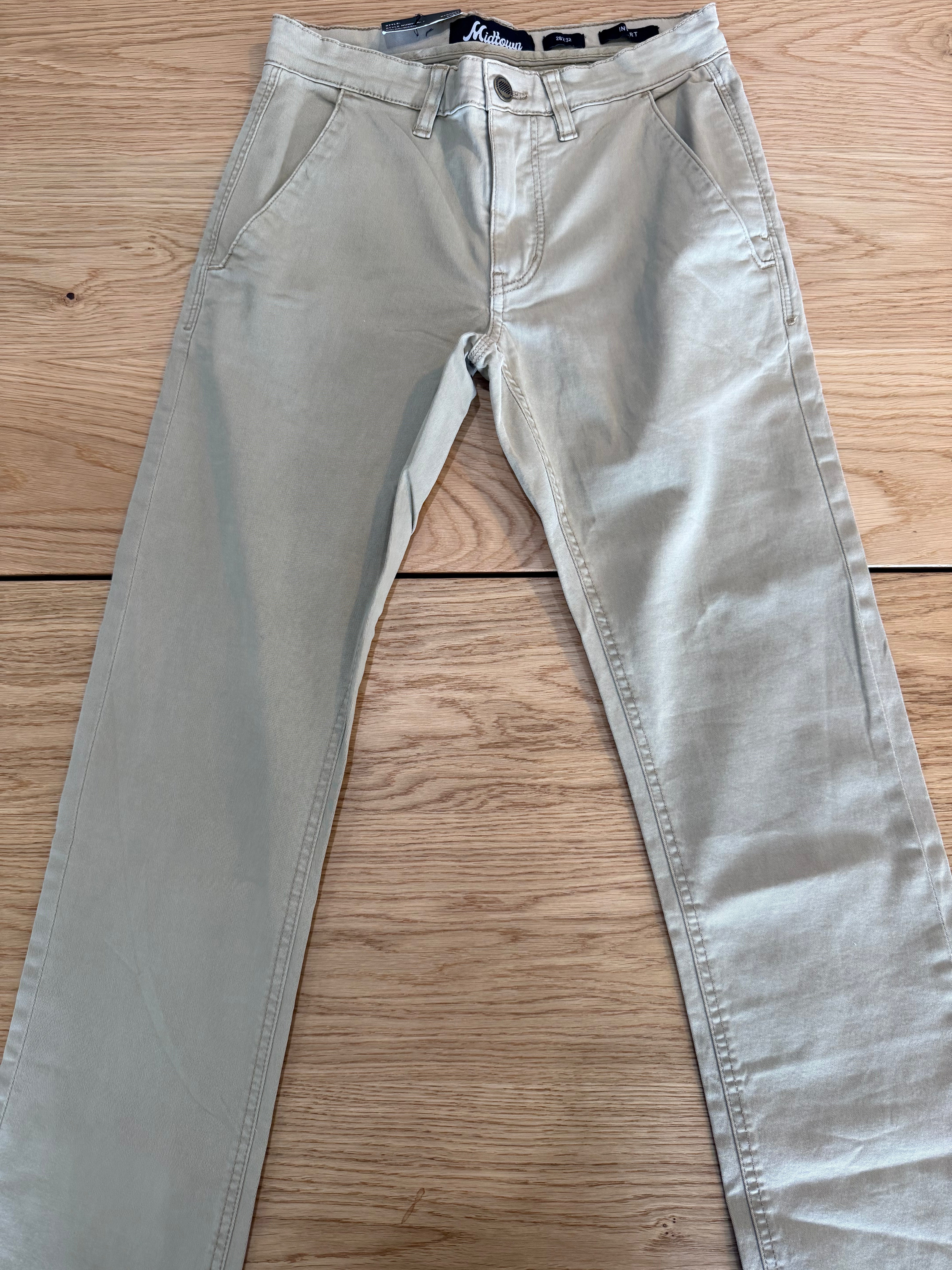 MIDTOWN CARMEL CLASSIC 5-POCKET CHINO - WILD OAT