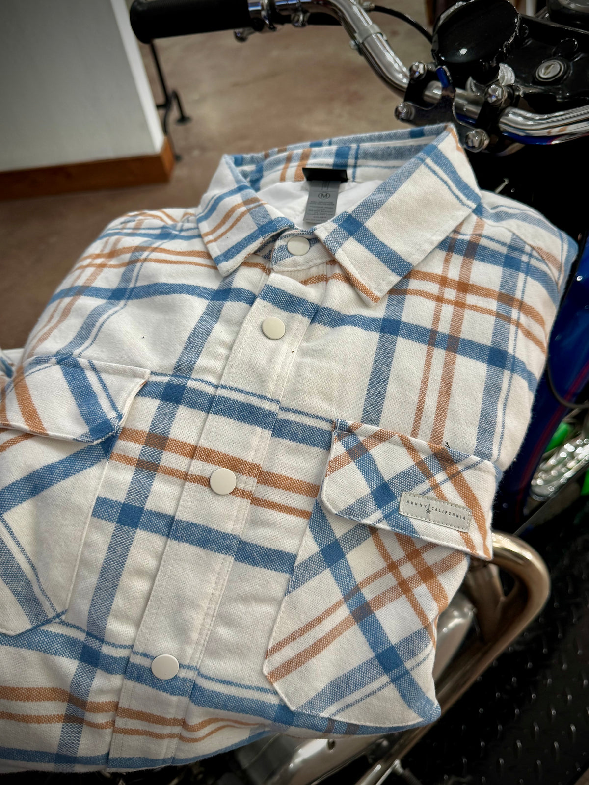 State Line Plaid Flannel Shirt