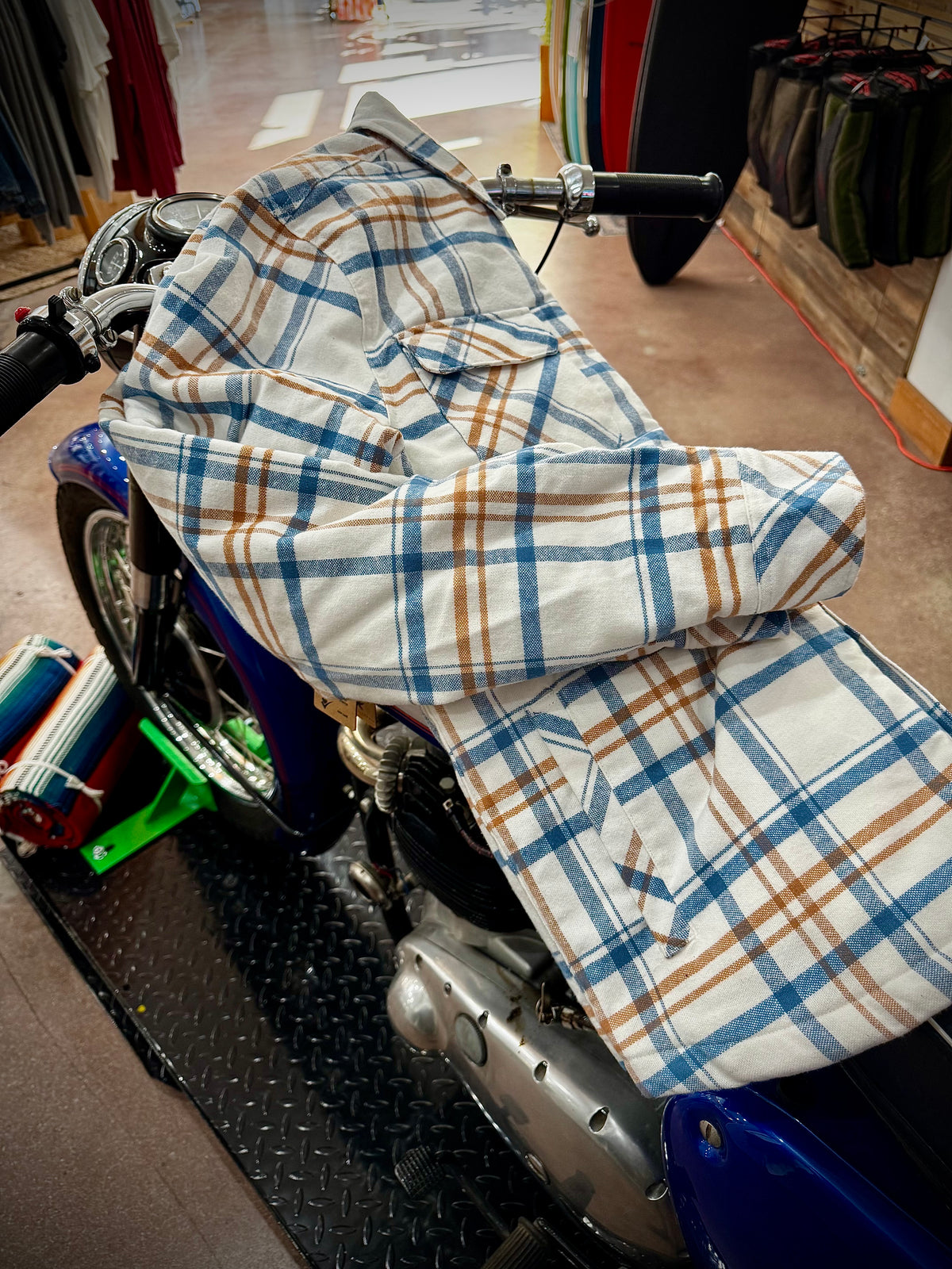 State Line Plaid Flannel Shirt