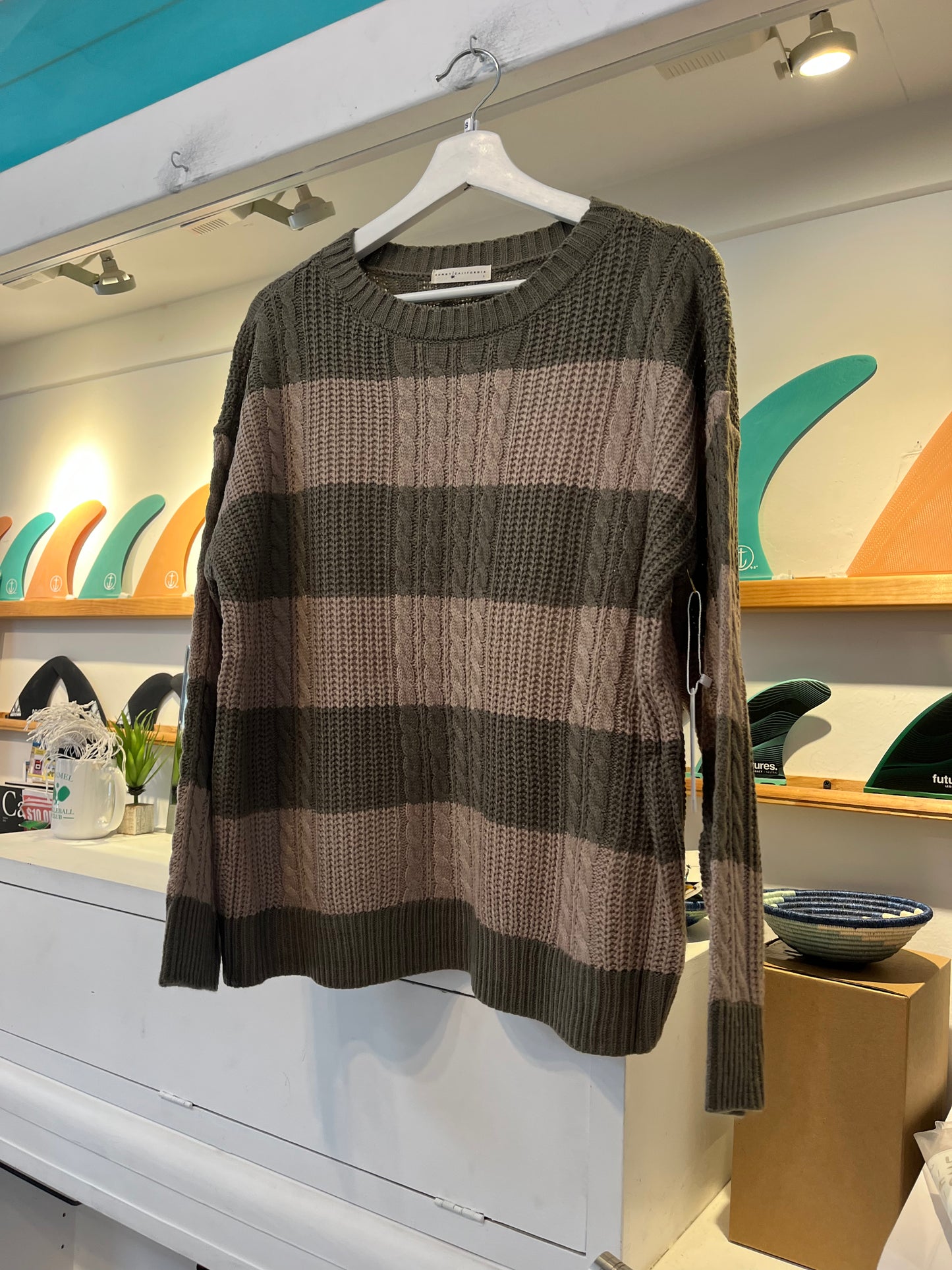 SC SARATOGA STRIPED SWEATER