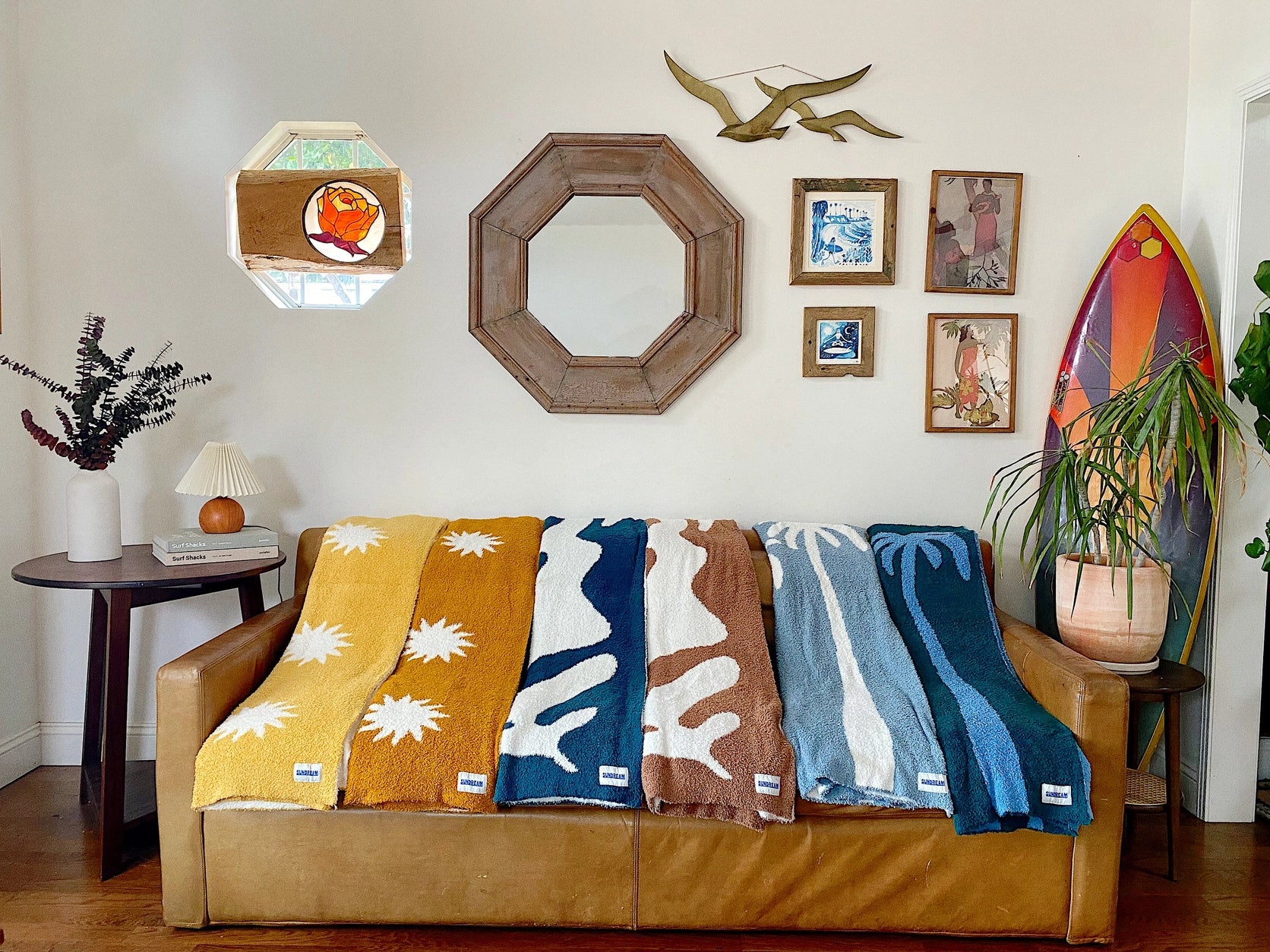 Out West Plush Throw - Canyon Clay