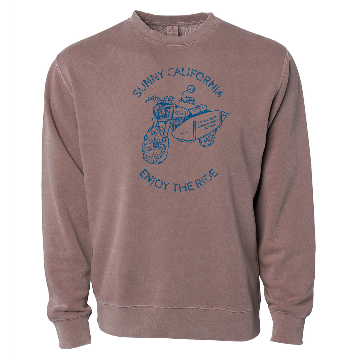 Sunny California Enjoy the Ride Classic Crew Fleece