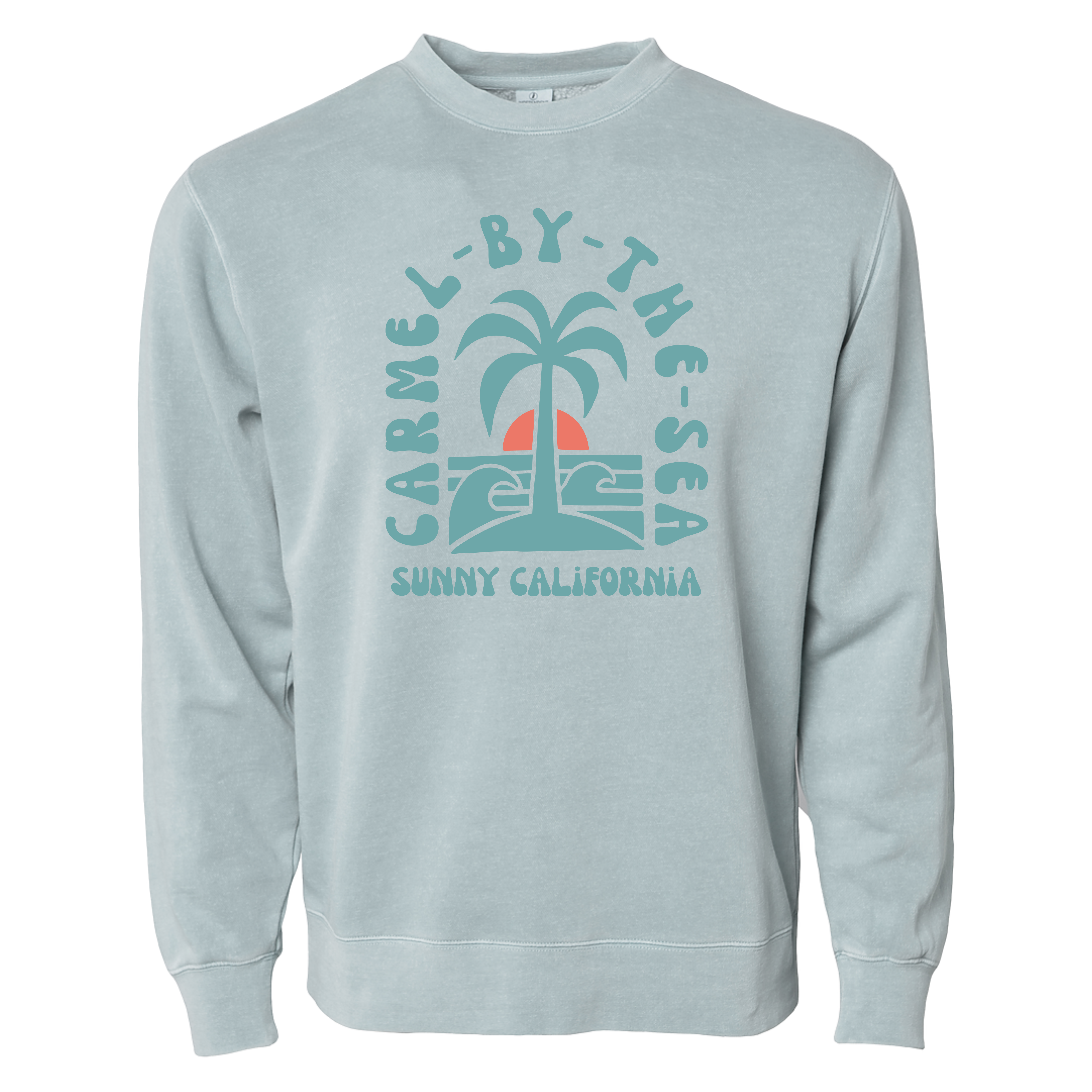 Sunny California Carmel Island Classic Crew Fleece