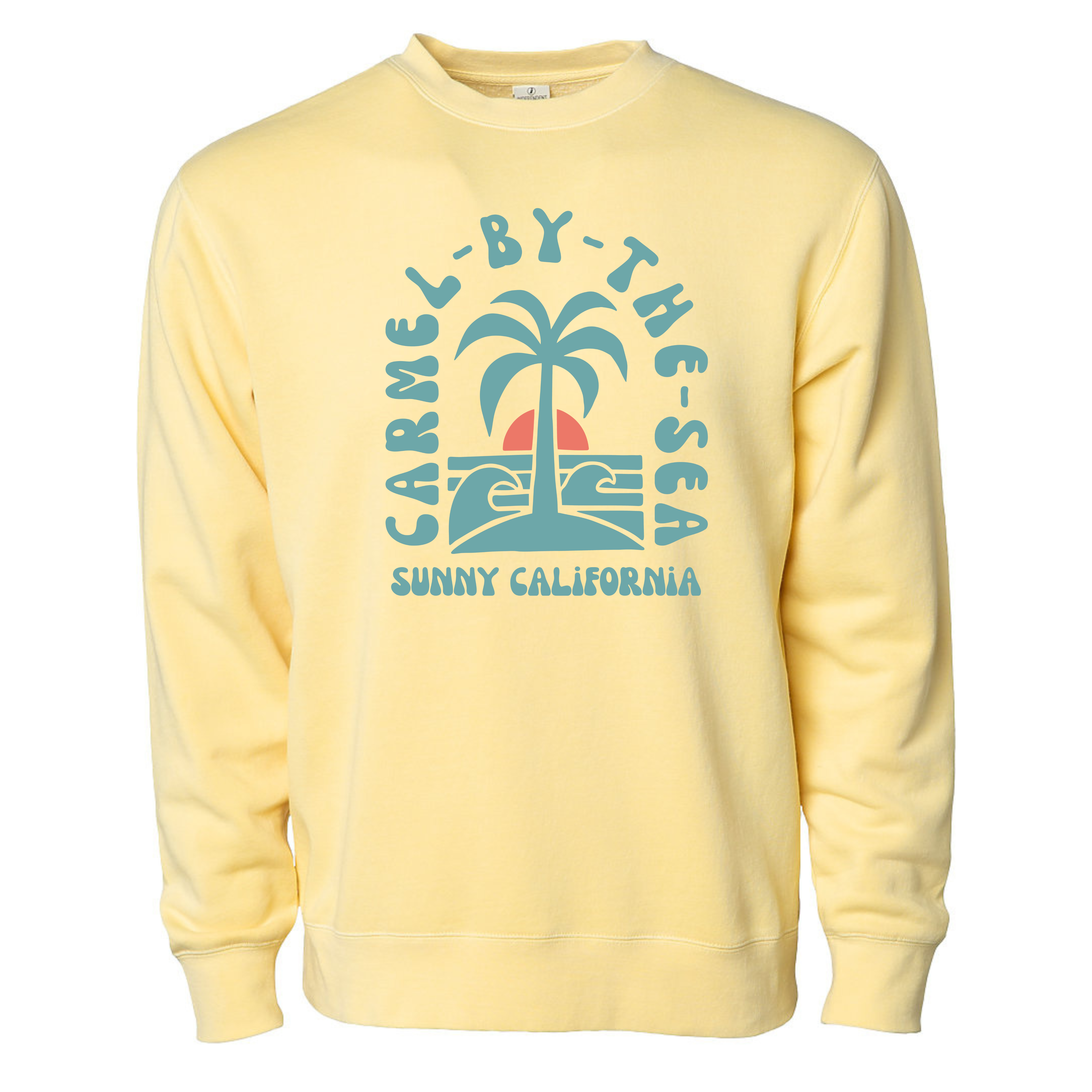 Sunny California Carmel Island Classic Crew Fleece