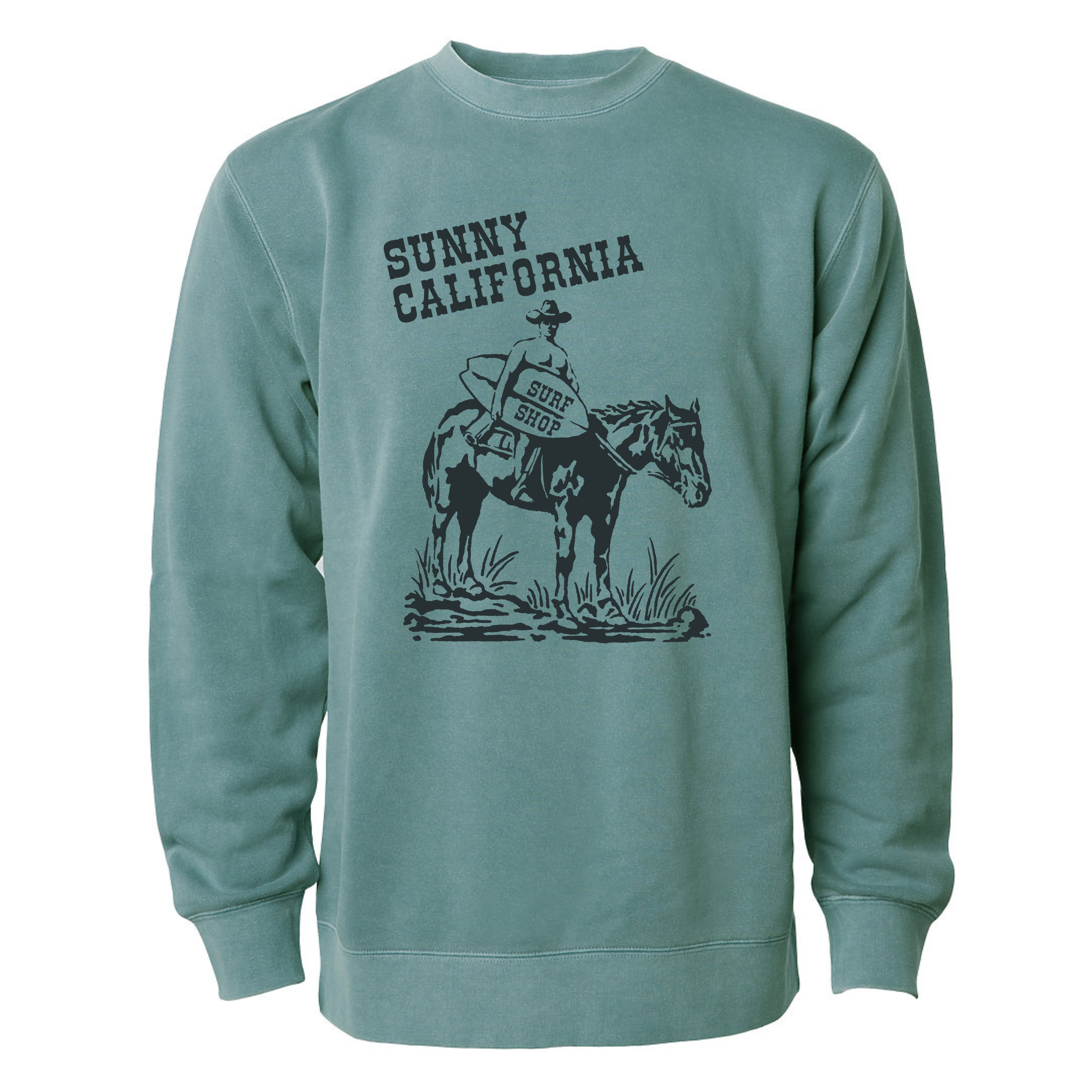 Sunny California Classic Cowboy Crew Fleece