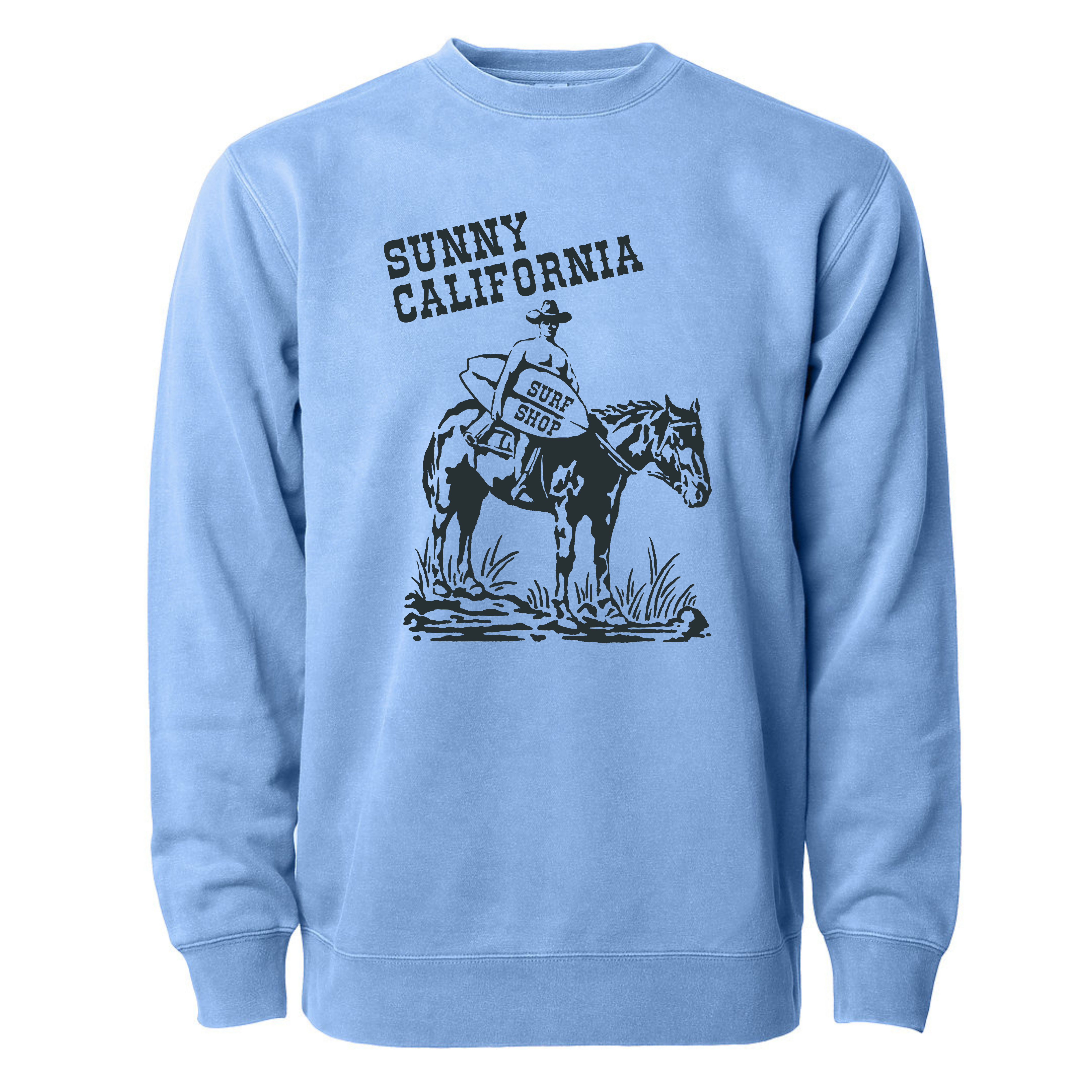 Sunny California Classic Cowboy Crew Fleece