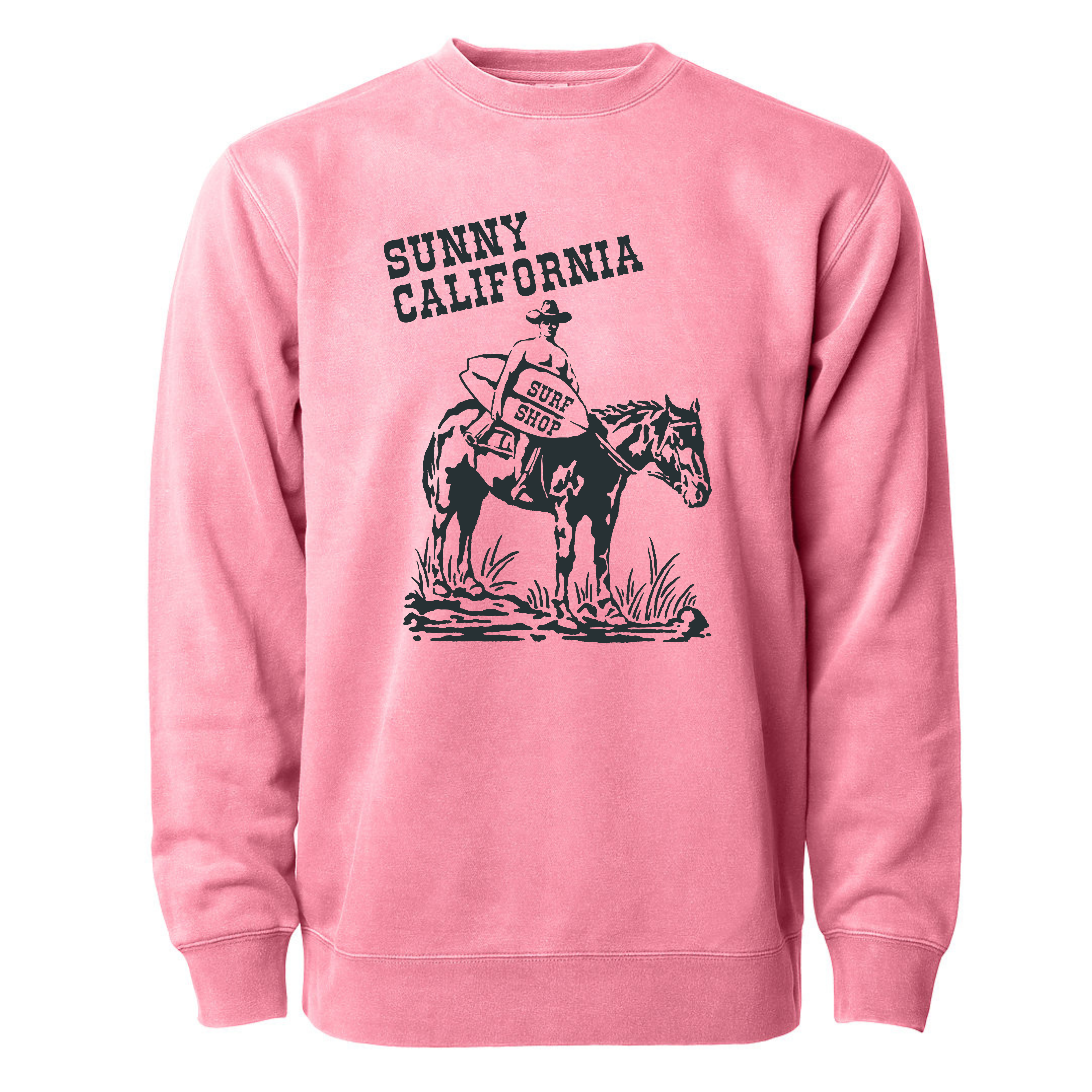 Sunny California Classic Cowboy Crew Fleece
