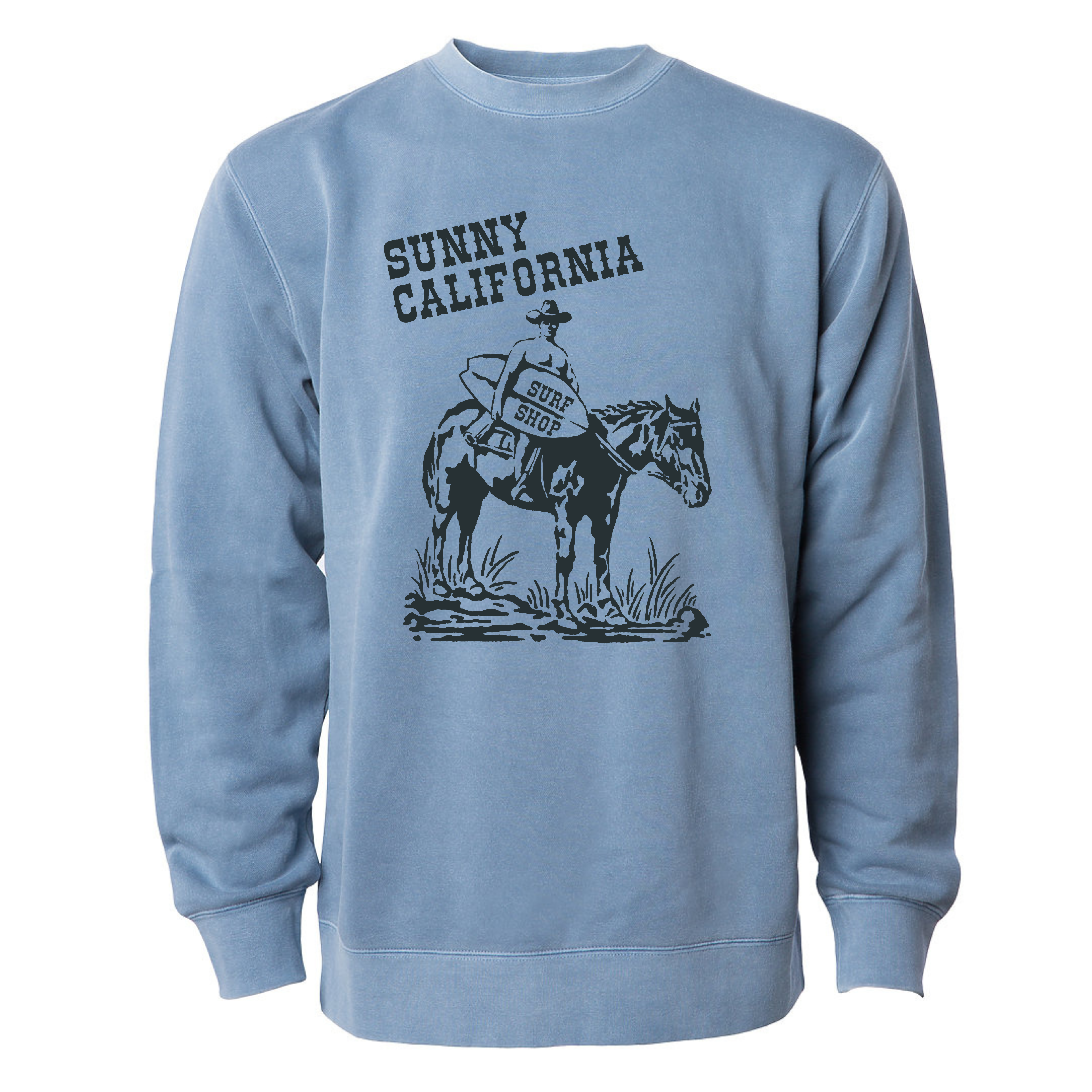 Sunny California Classic Cowboy Crew Fleece