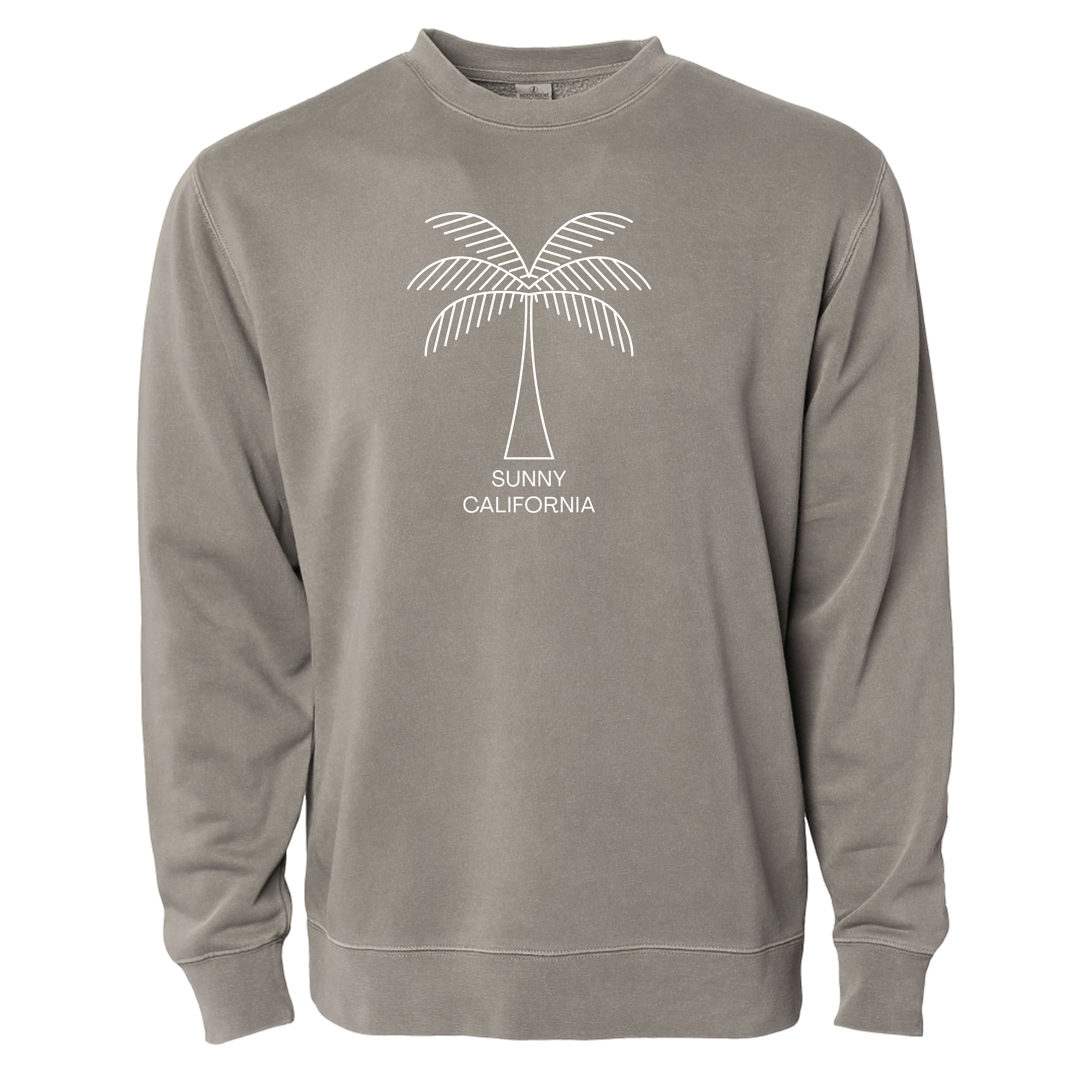 Sunny California Solo White Palm Classic Crew Fleece