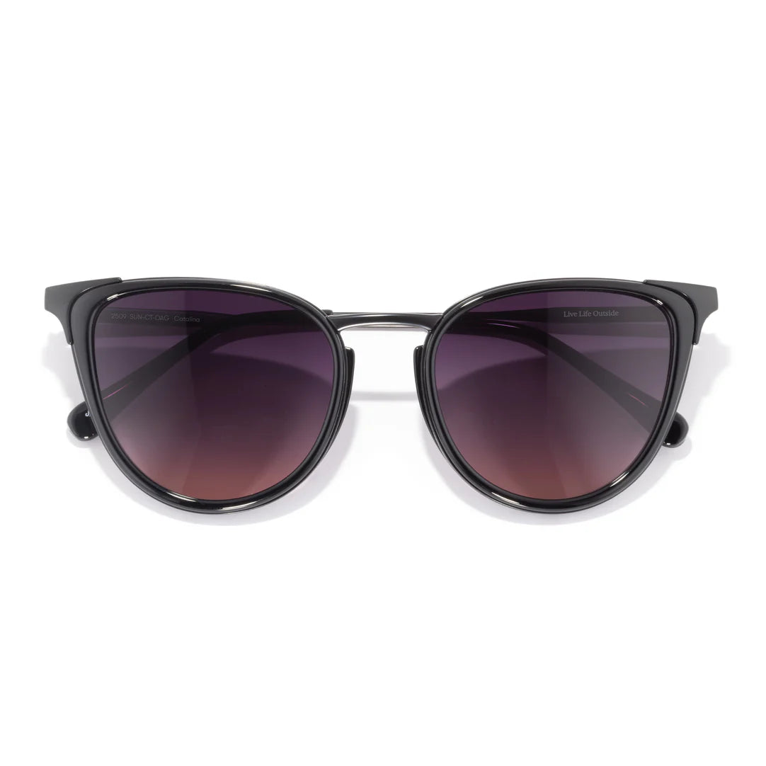 Catalina Polarized Sunglasses in Onyx Afterglow