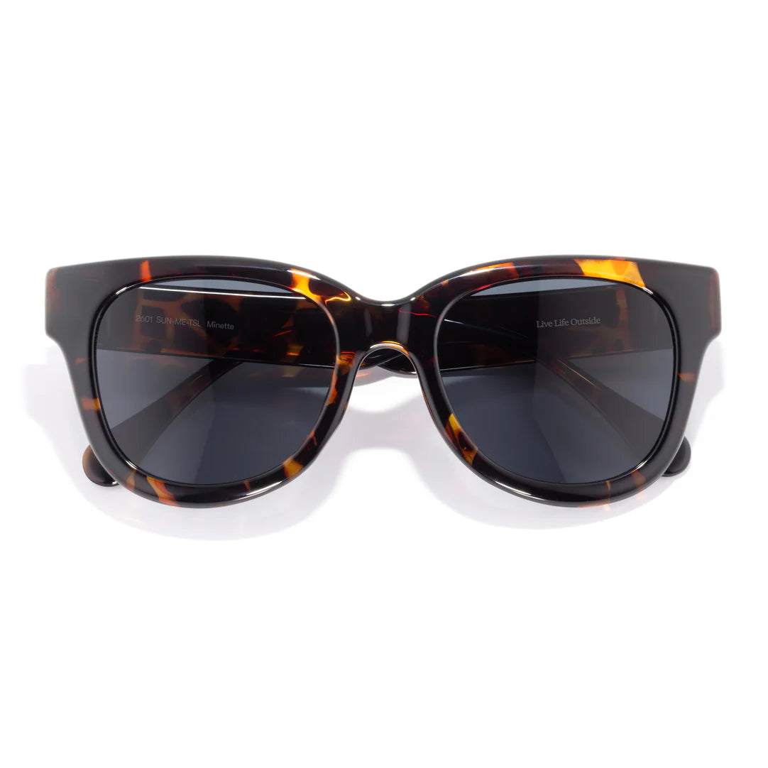 Sunski Minette Sunglasses in Desert Tort Slate