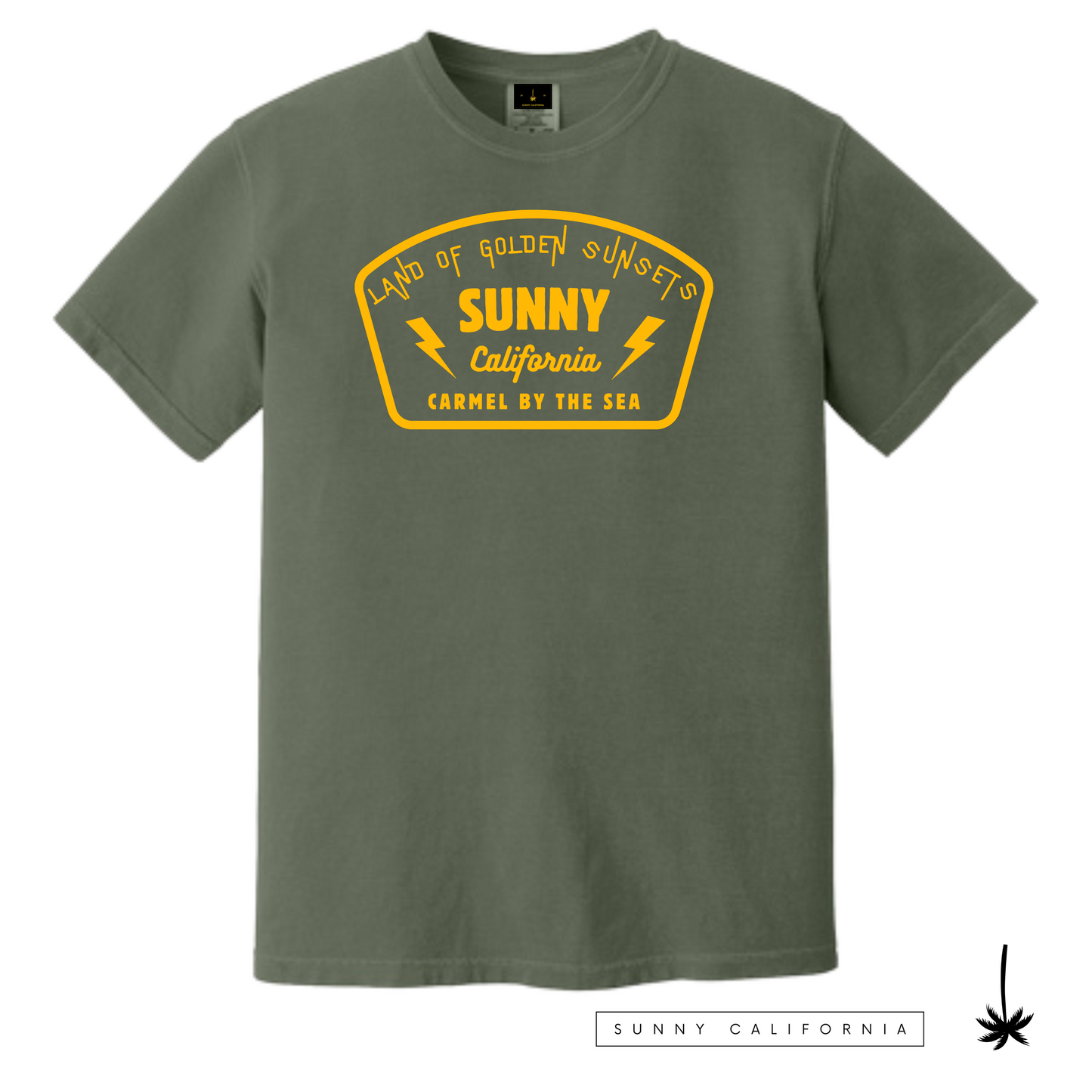 Sunny California Golden Sunset Tee