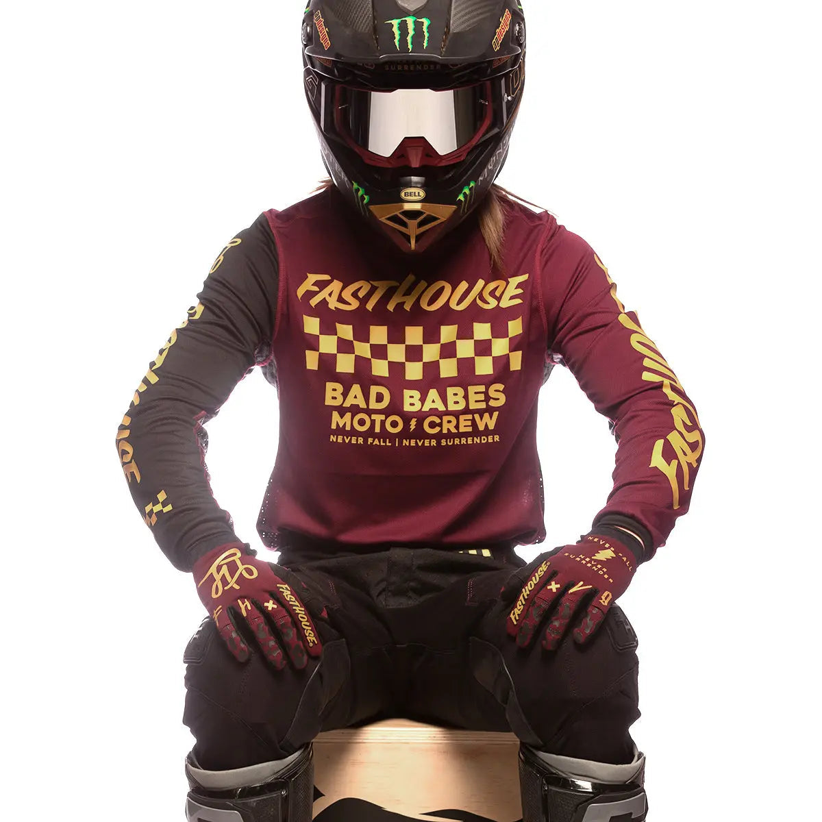 Grindhouse Golden Crew Youth Jersey - Maroon