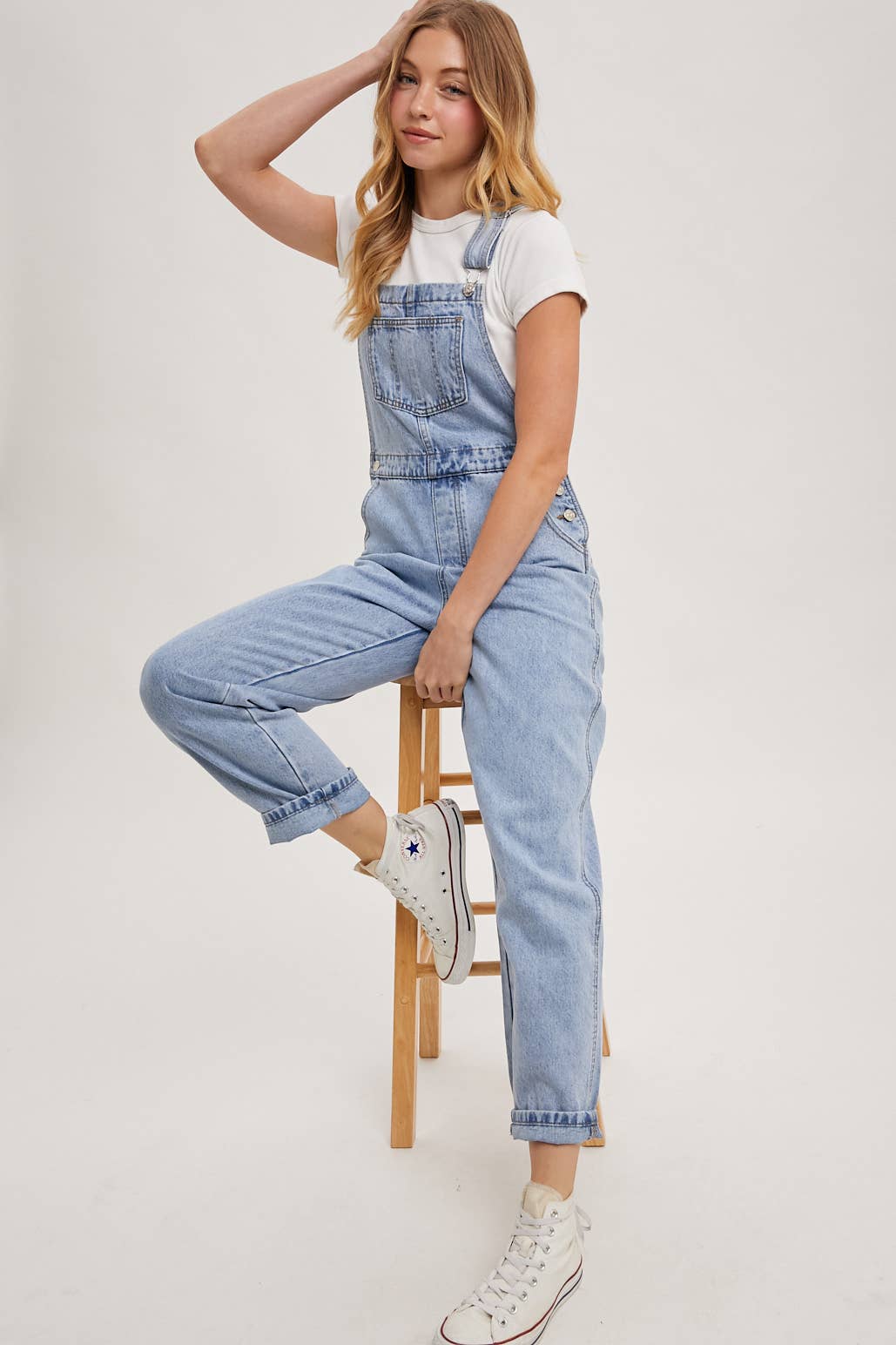 La Brea Denim Overalls / S
