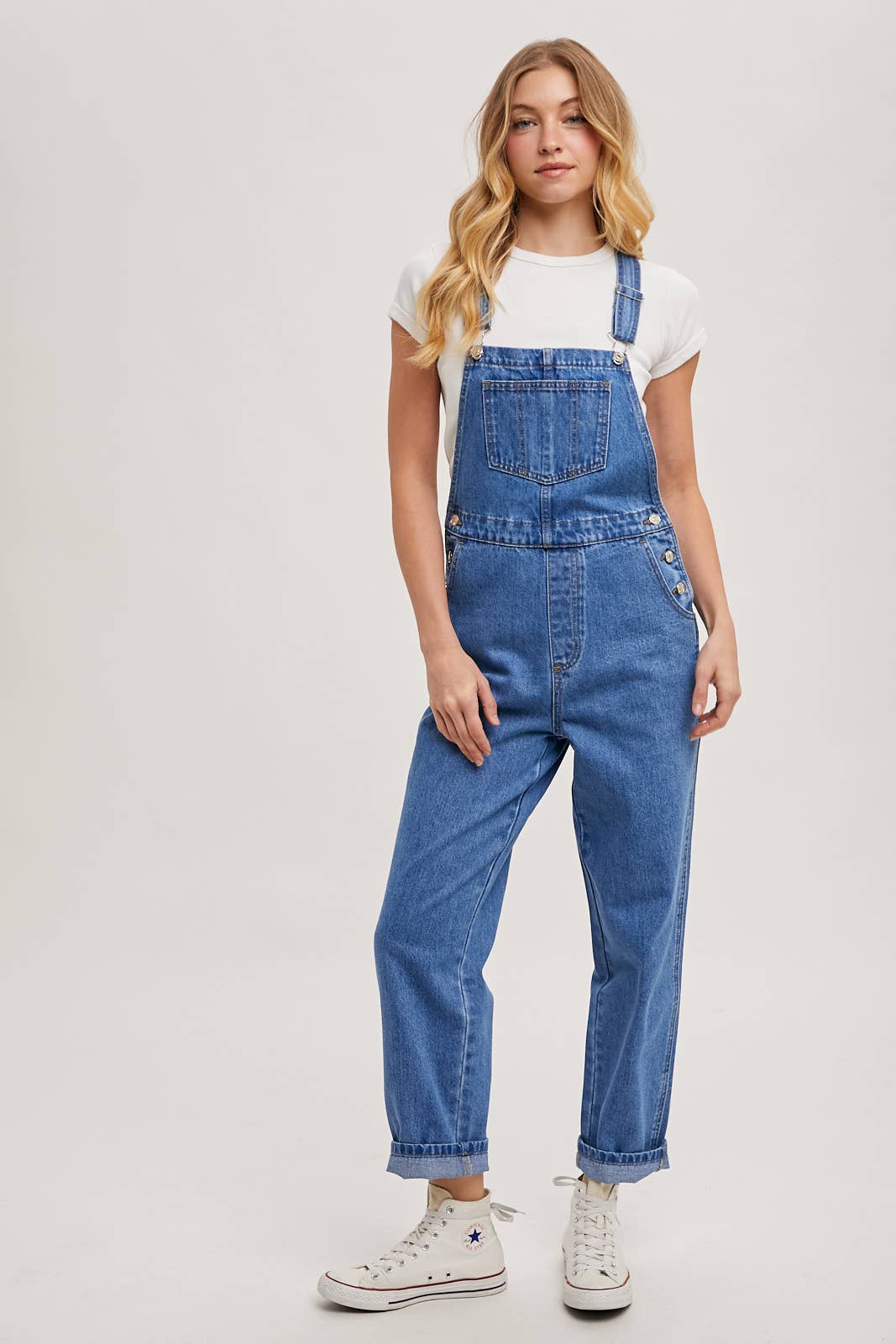 La Brea Denim Overalls / S