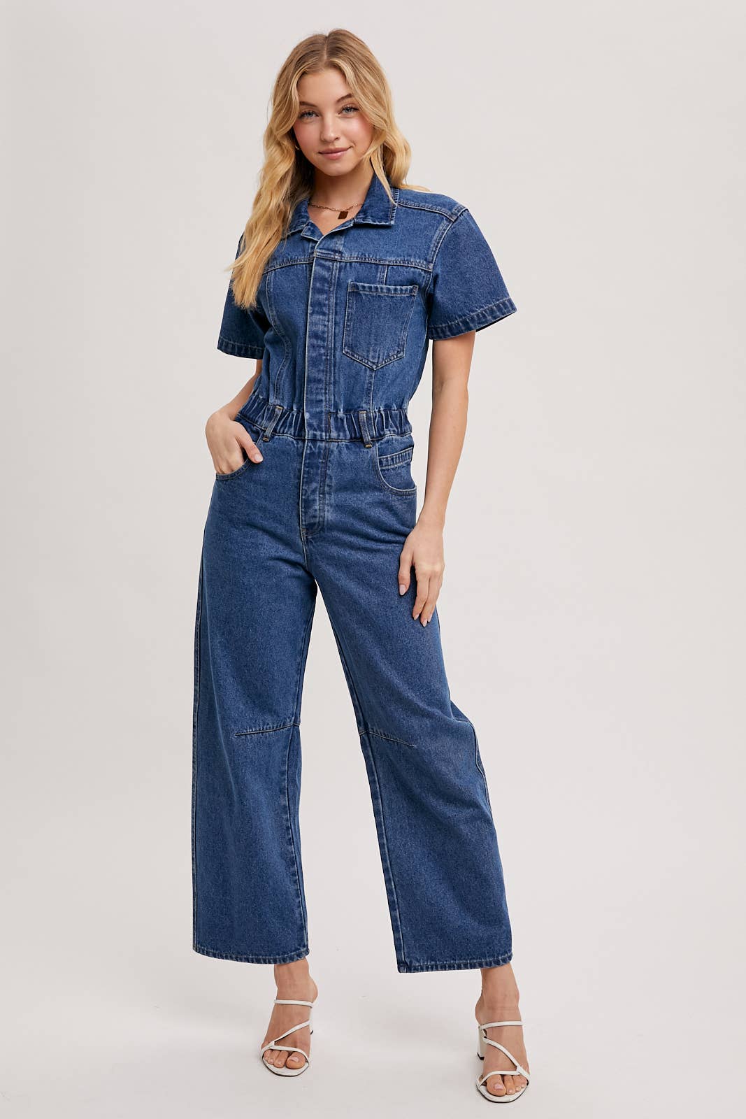 Chelsea Denim Carpenter Jumpsuit / M