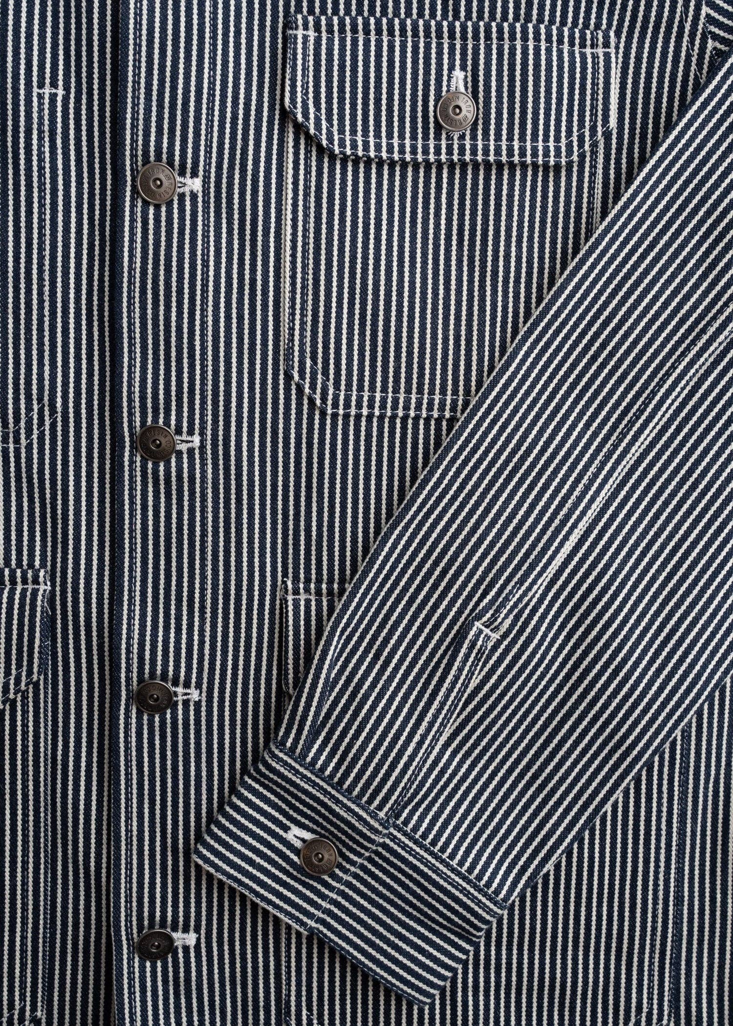 Hill Hickory Jacket: Hickory Stripes / Small