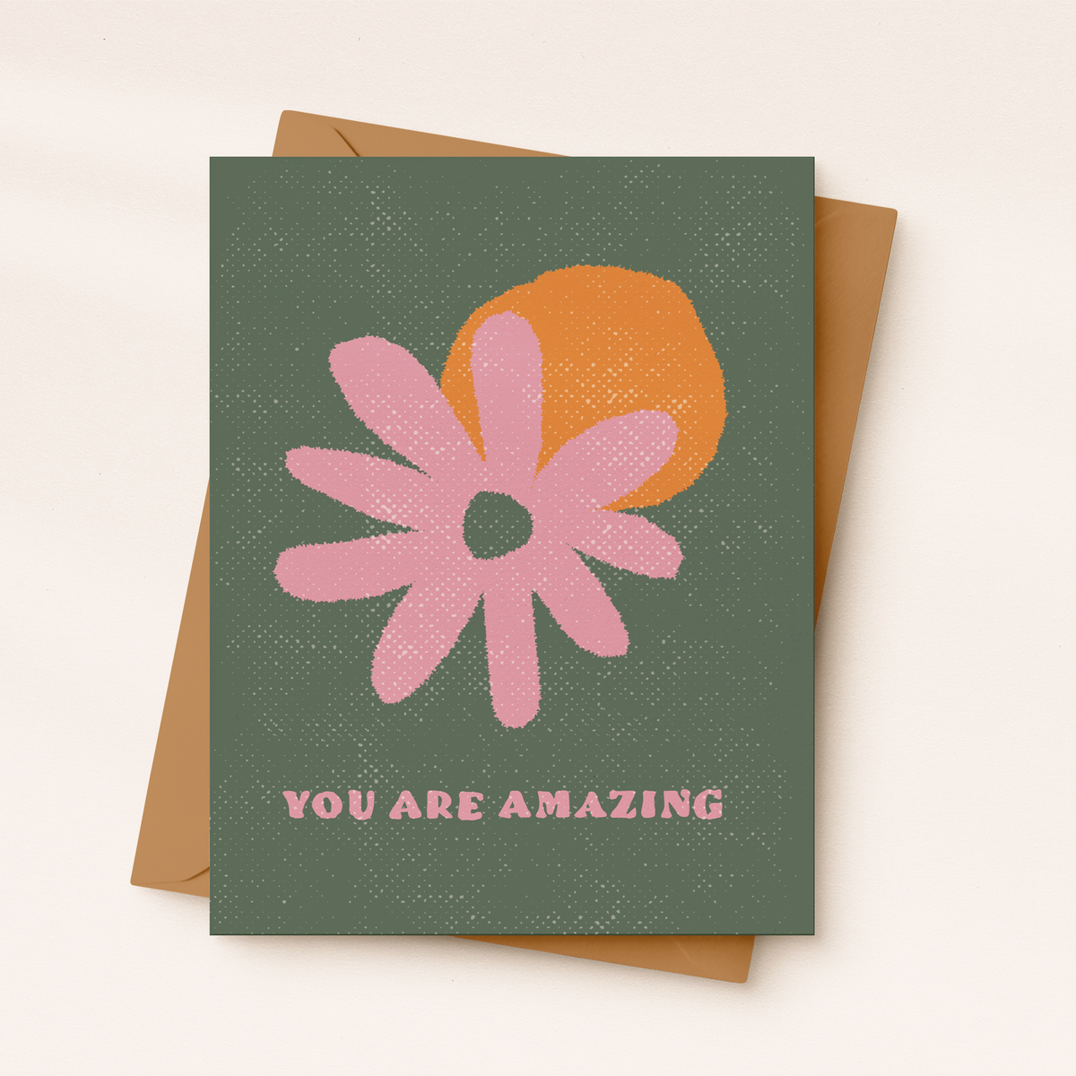 Fall Card | You are amazing | Friend card | flower card