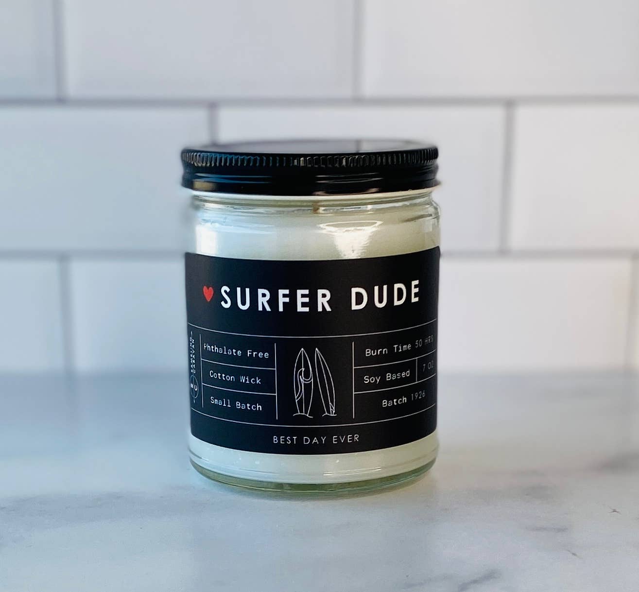 Surfer Dude Candle