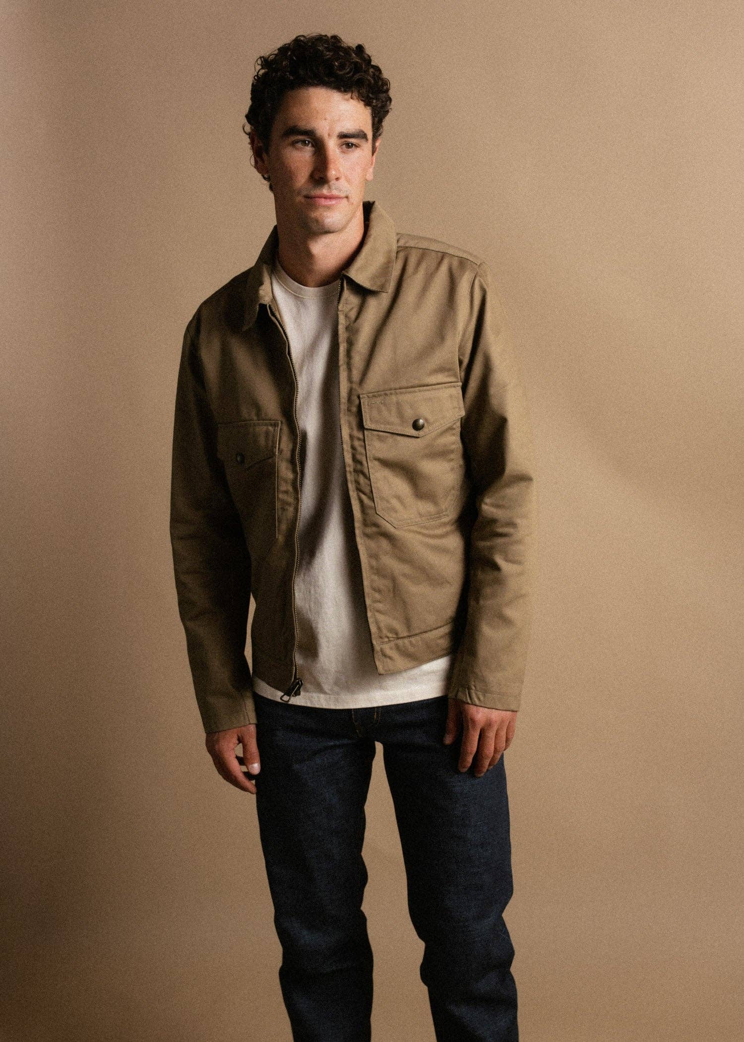 Tougher Jacket: Beige