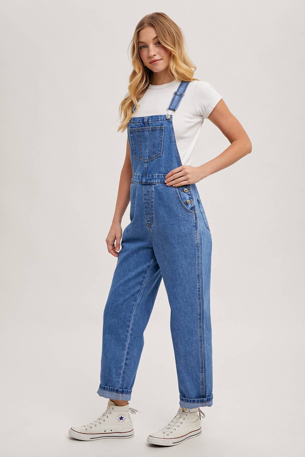 La Brea Denim Overalls / S