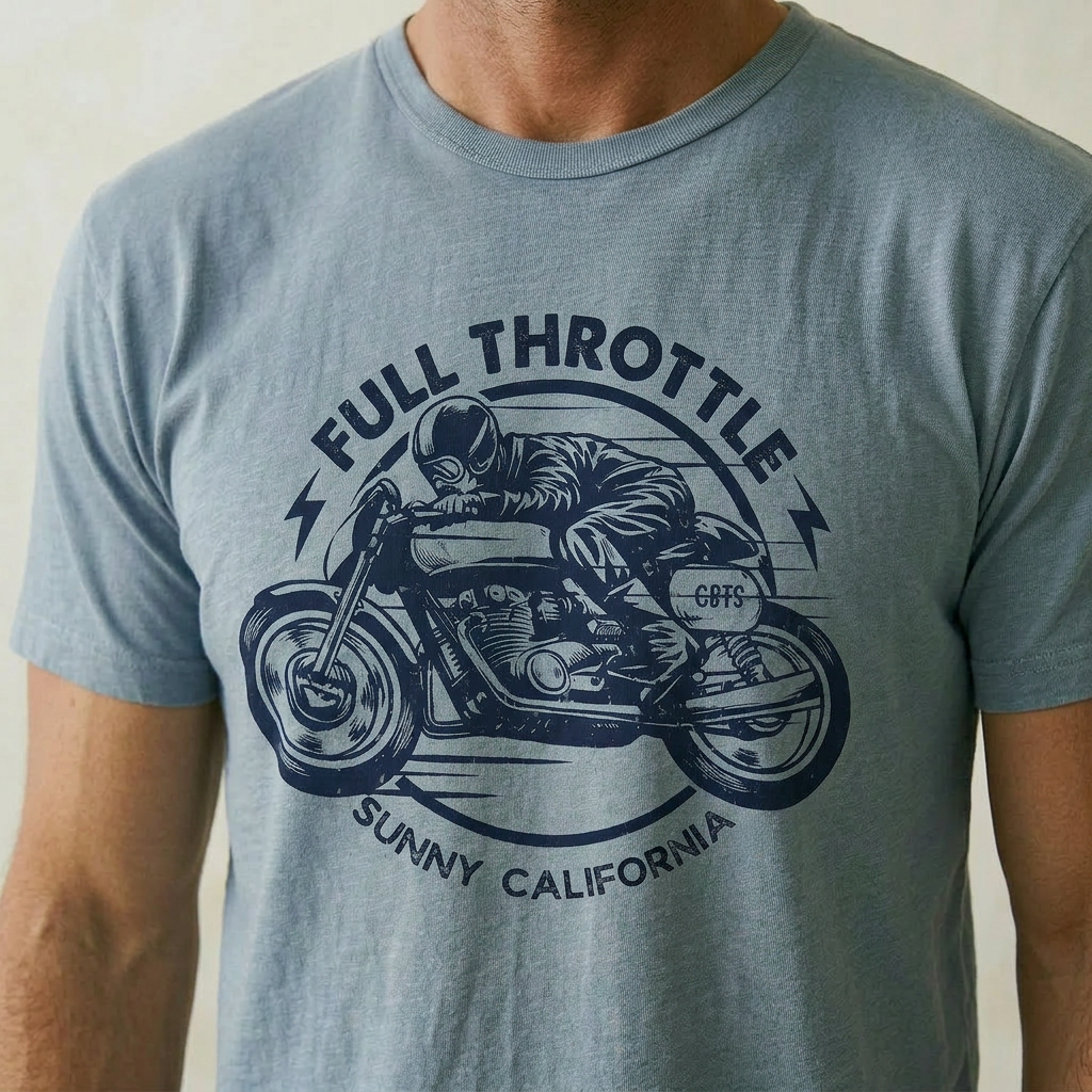 Sunny California Full Throttle Tee