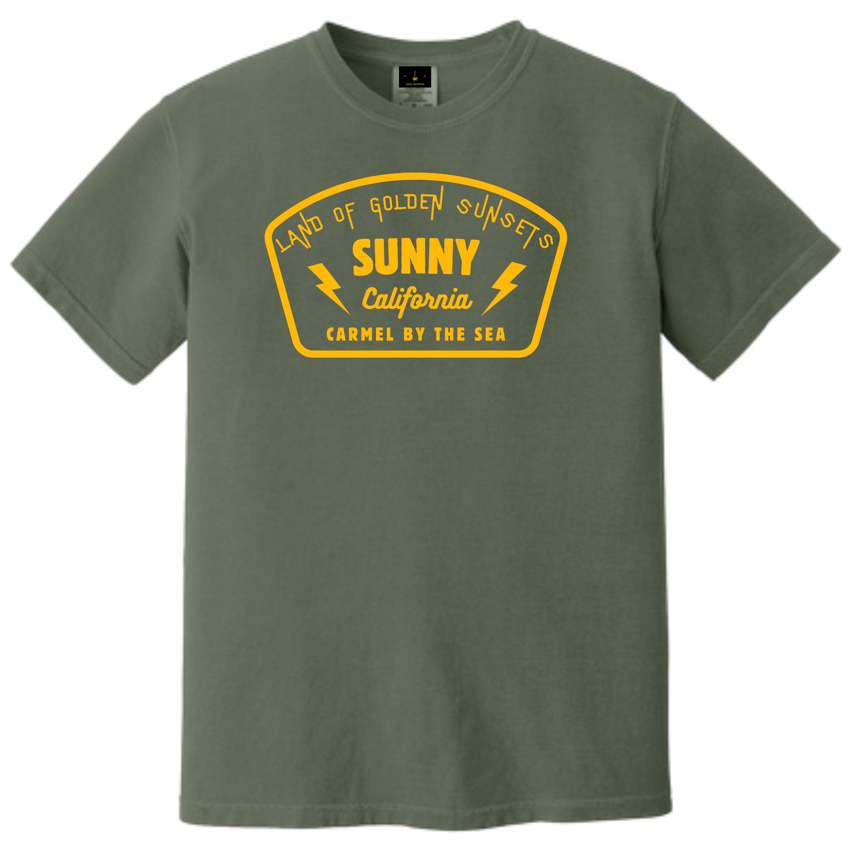 Sunny California Golden Sunset Tee