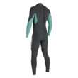Boys 7 Seas 4/3 Back Zip Wetsuit - Jade