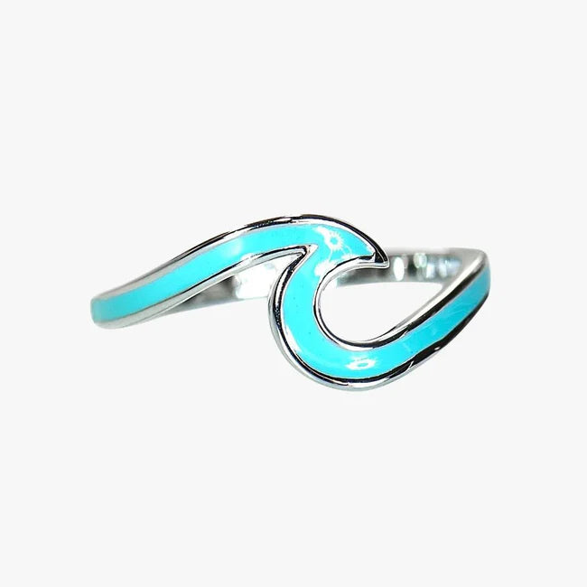 Enameled Wave Ring