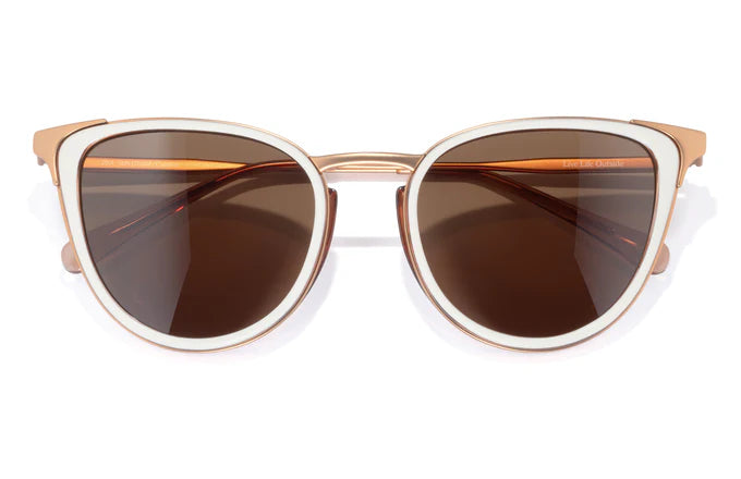 Sunski Catalina Polarized Sunglasses in Ivory Amber