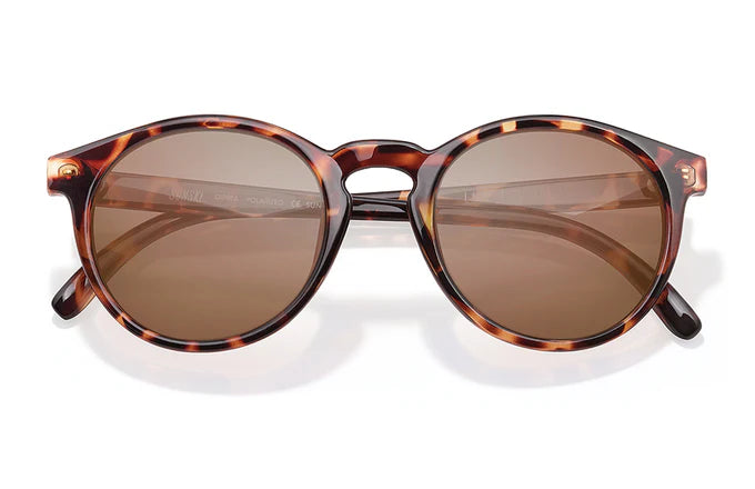 Dipsea Polarized Sunglasses in Tortoise Amber